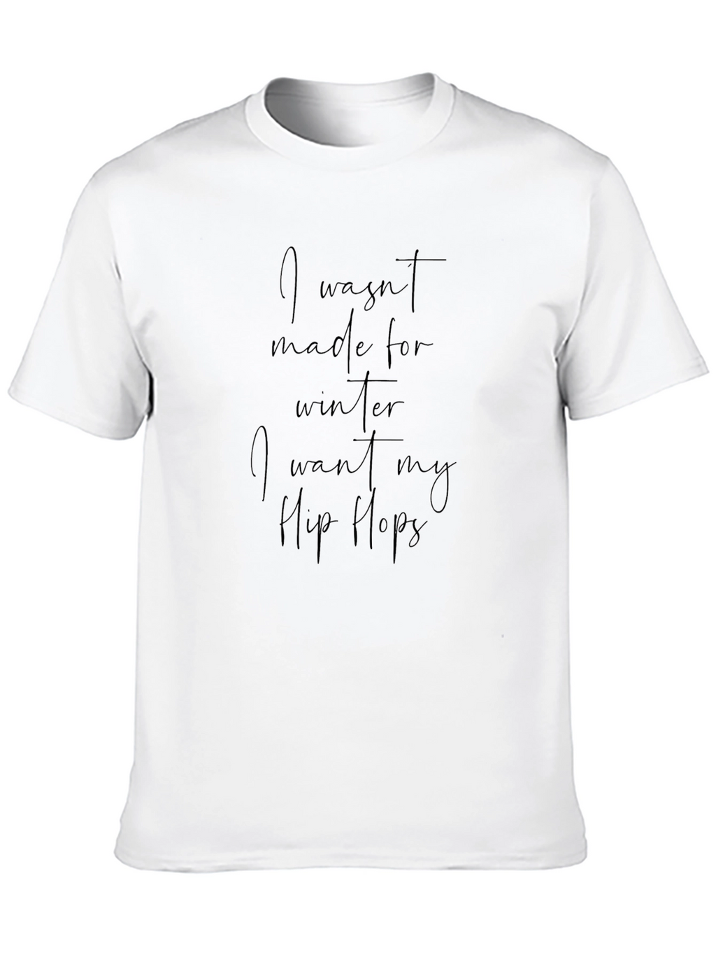 Winter Hip Hops Black Graphic Tee