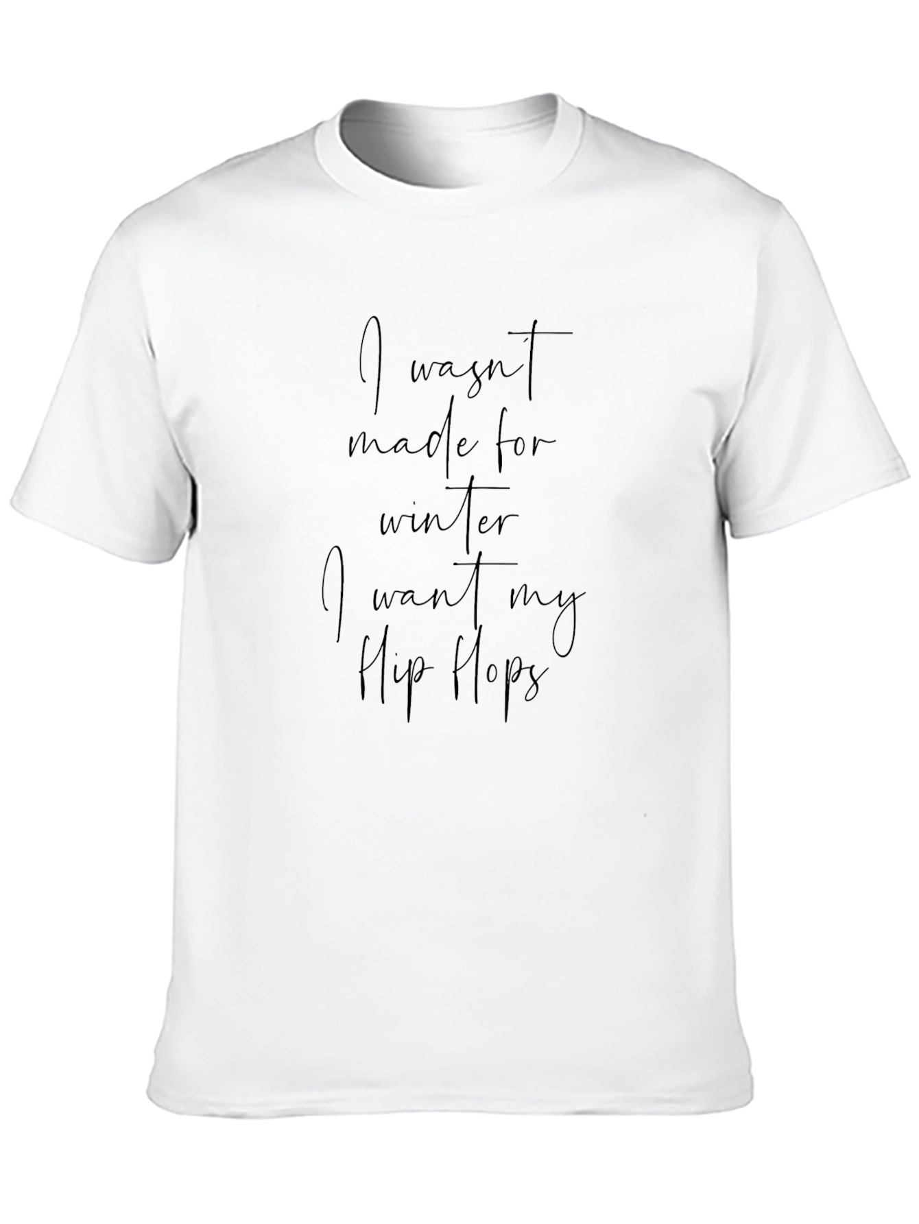 Winter Hip Hops Black Graphic Tee