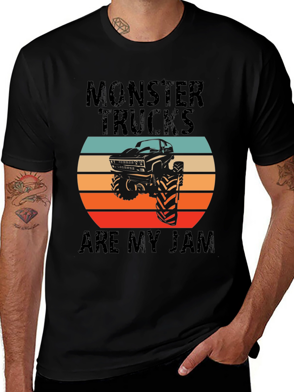 Monster Trucks Are My Jam Graphic Tee