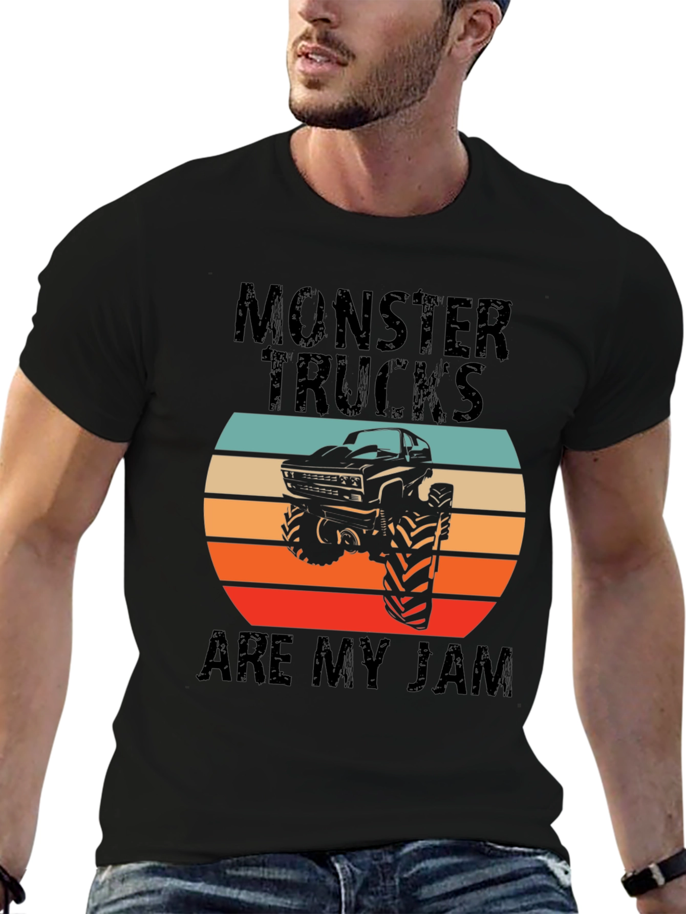 Monster Trucks Are My Jam Graphic Tee