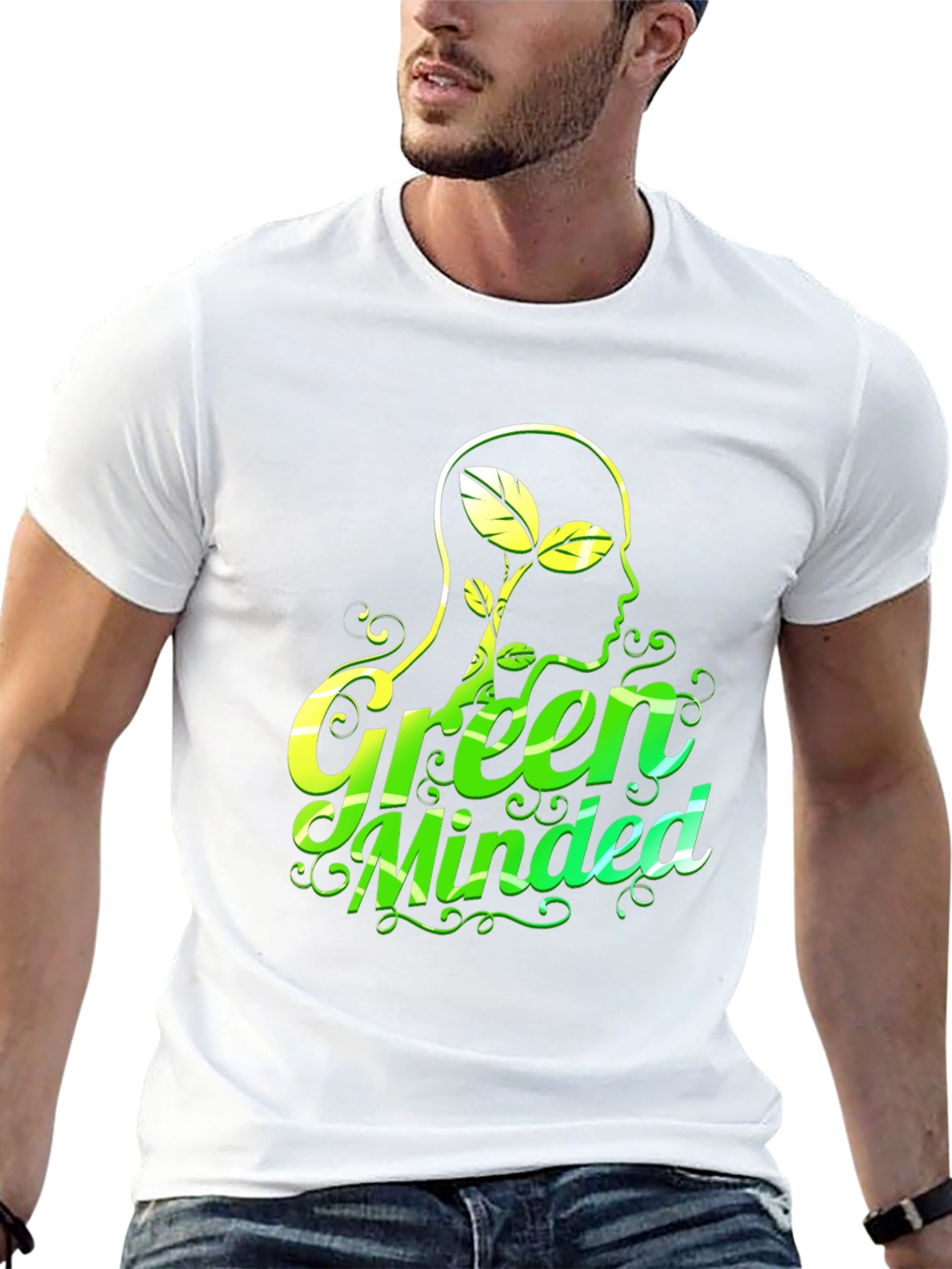 Eco-Conscious Graphic Tee - Green Minded