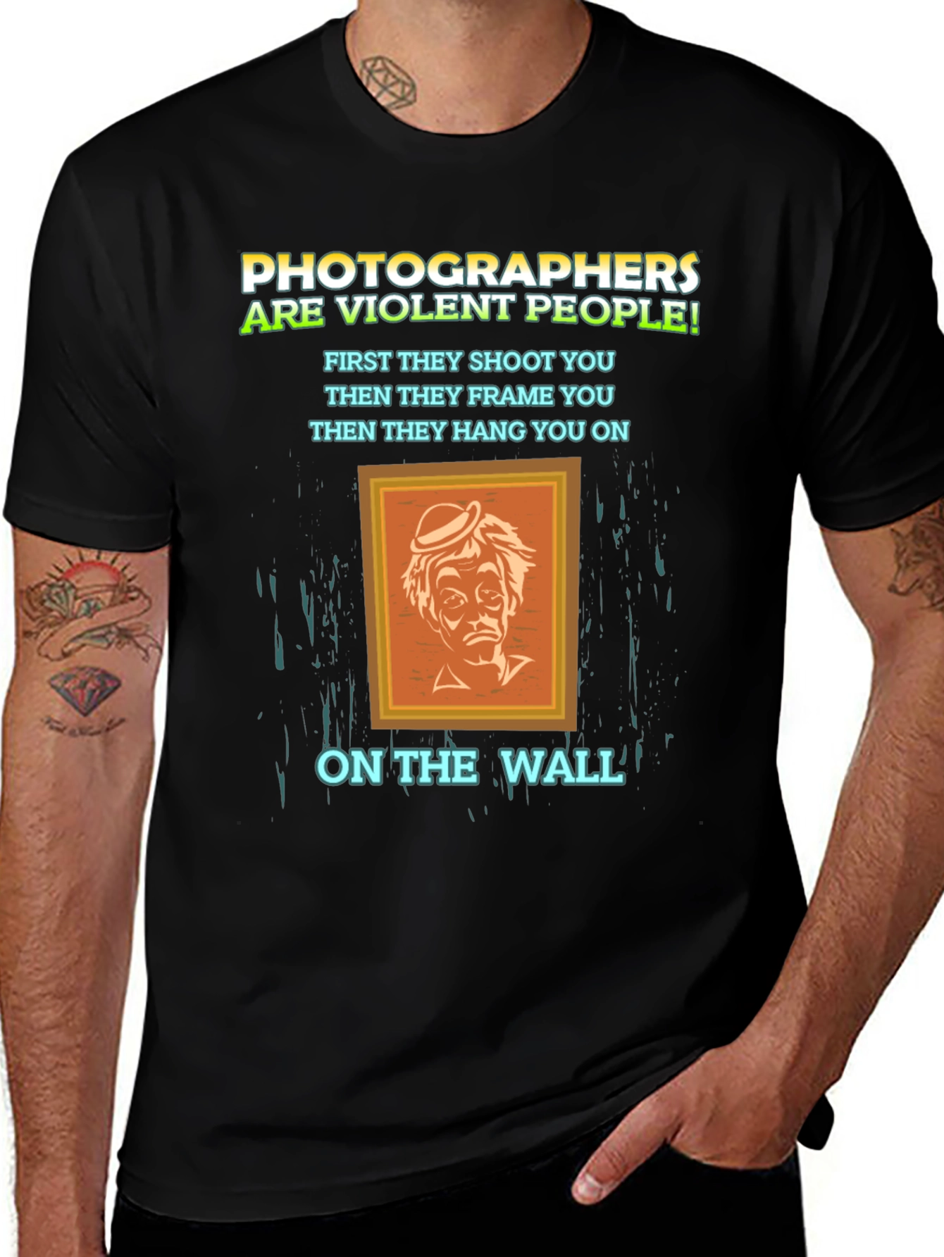 Photographer Humor T-Shirt - Violent People