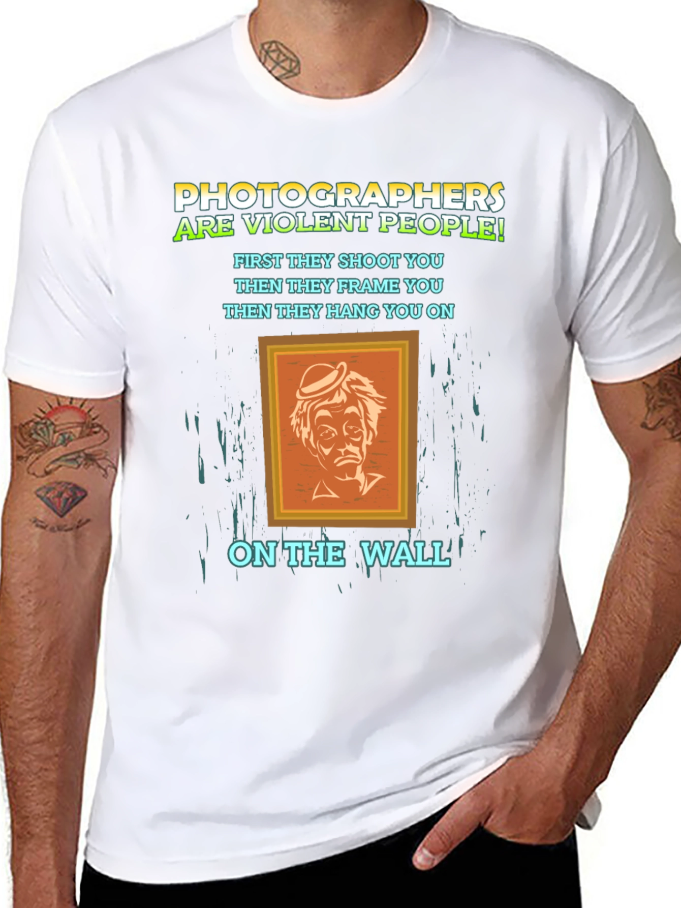 Photographer Humor T-Shirt - Violent People