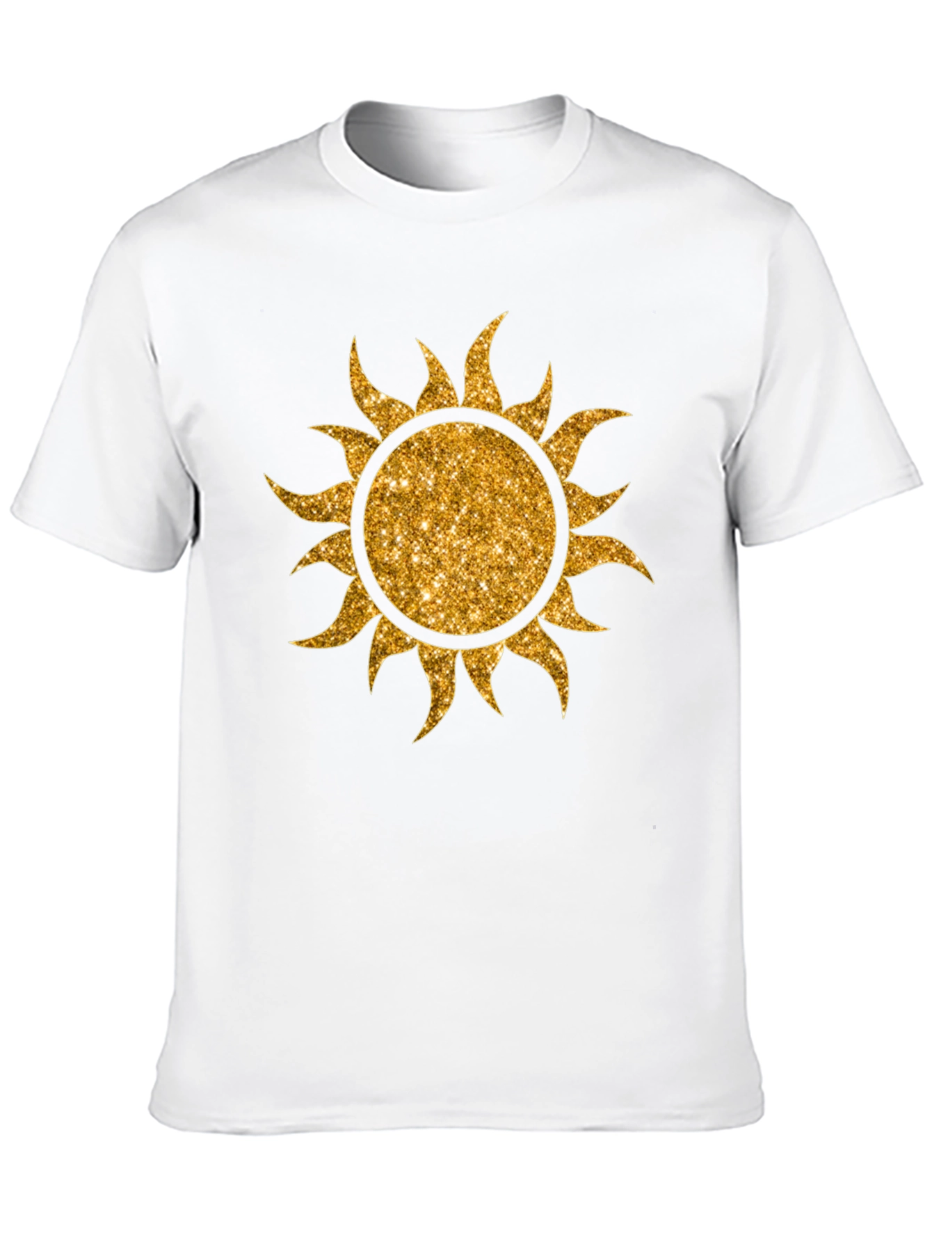 Golden Sun Graphic T-Shirt - Black