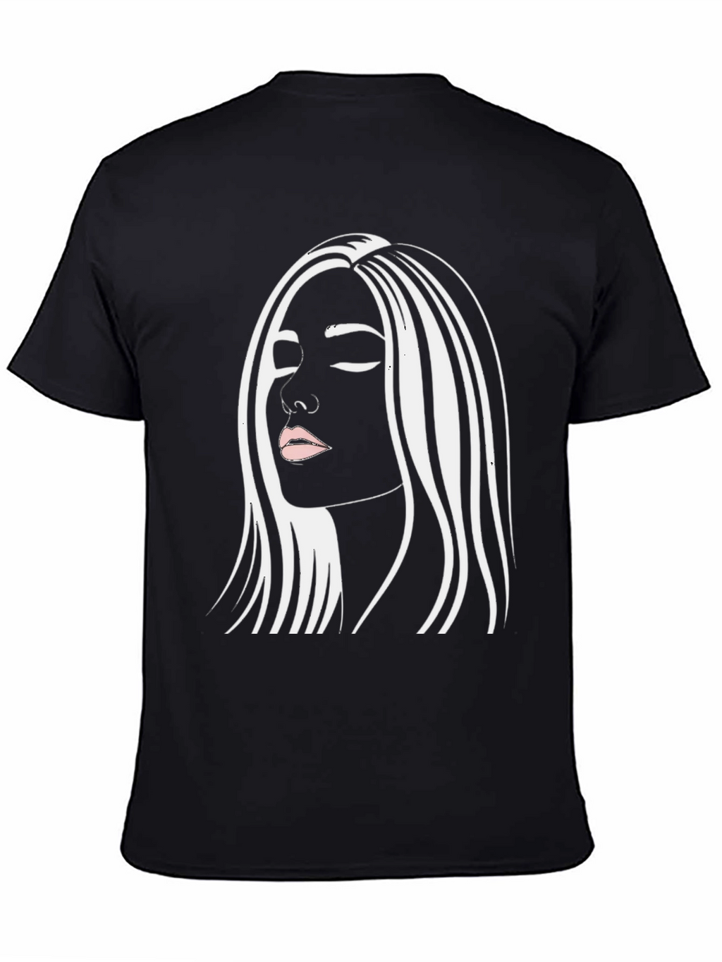 Woman Graphic Black Tee Shirt