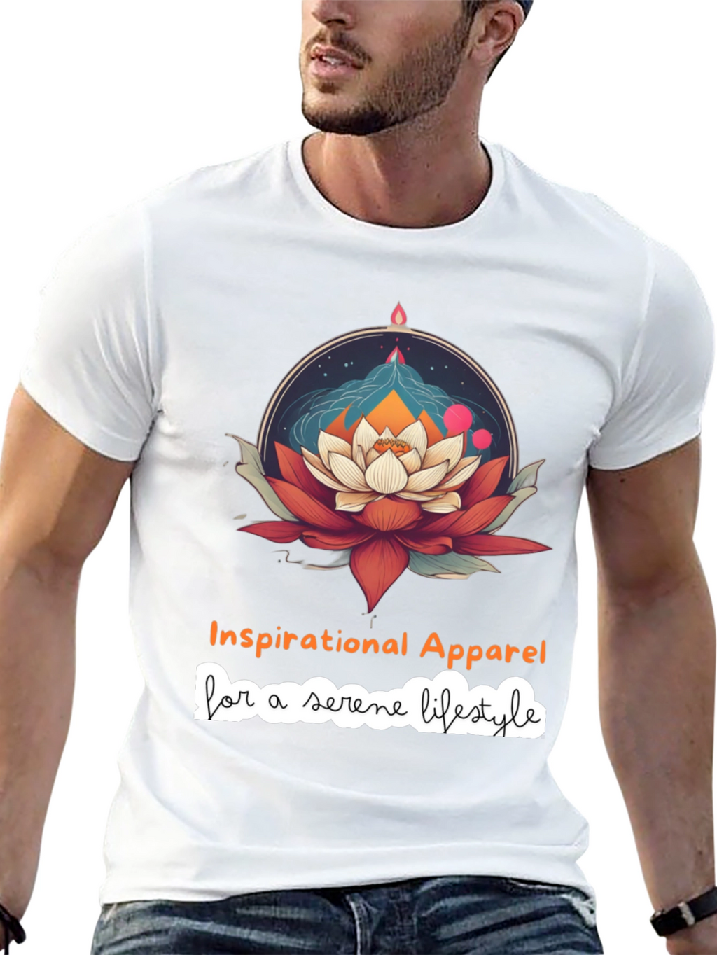Serene Lotus Inspirational T-Shirt
