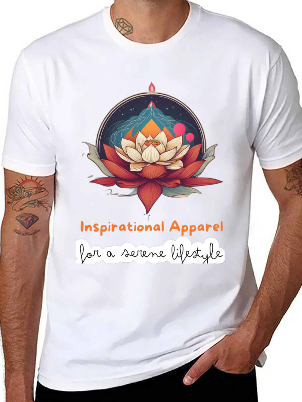 Serene Lotus Inspirational T-Shirt