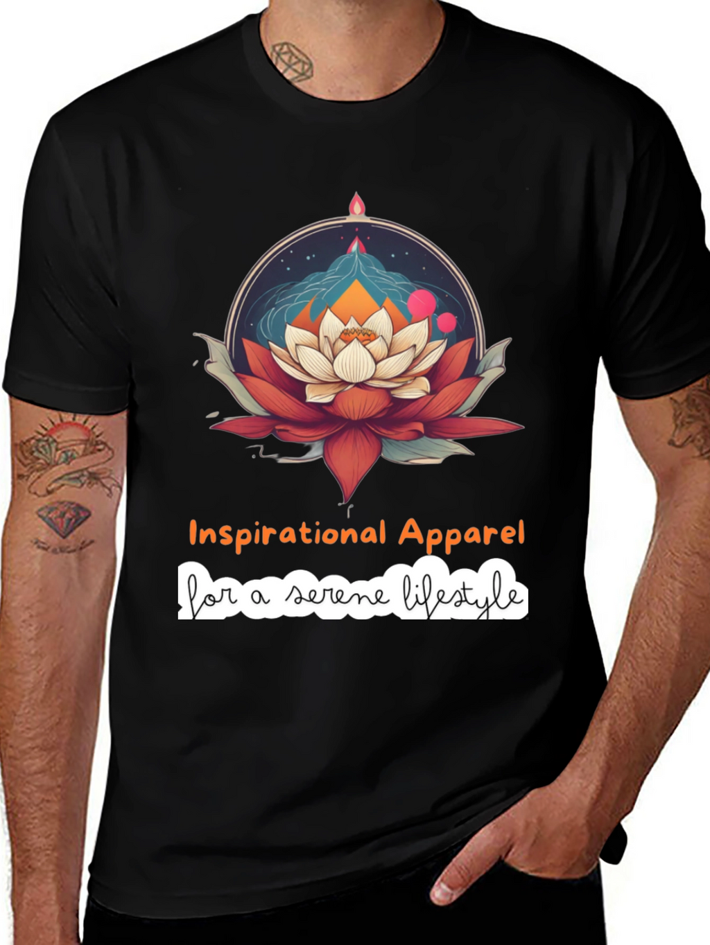 Serene Lotus Inspirational T-Shirt