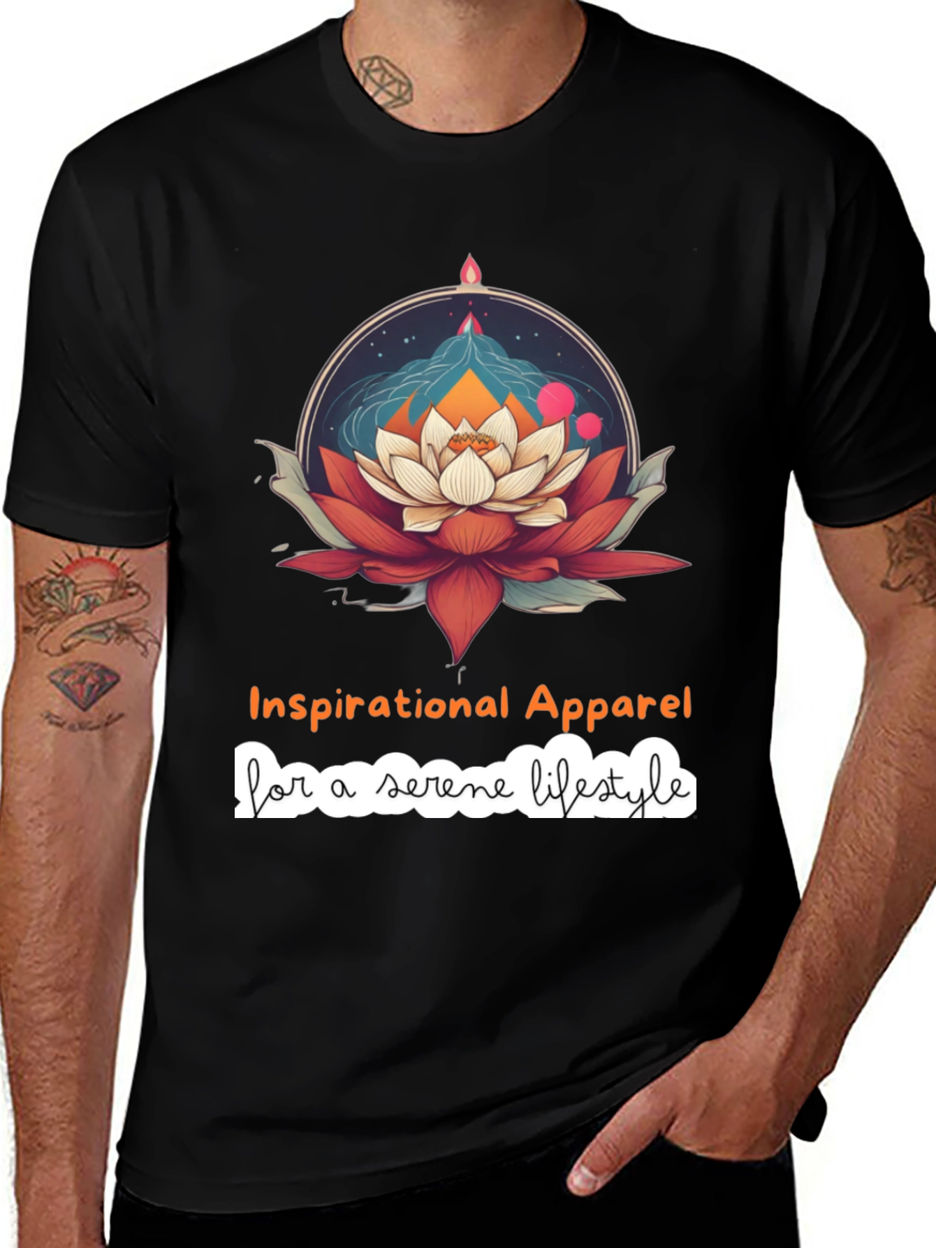 Serene Lotus Inspirational T-Shirt