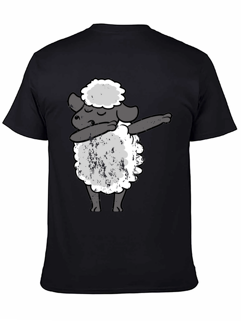 Dabbing Sheep Black T-Shirt - Funny Graphic Tee