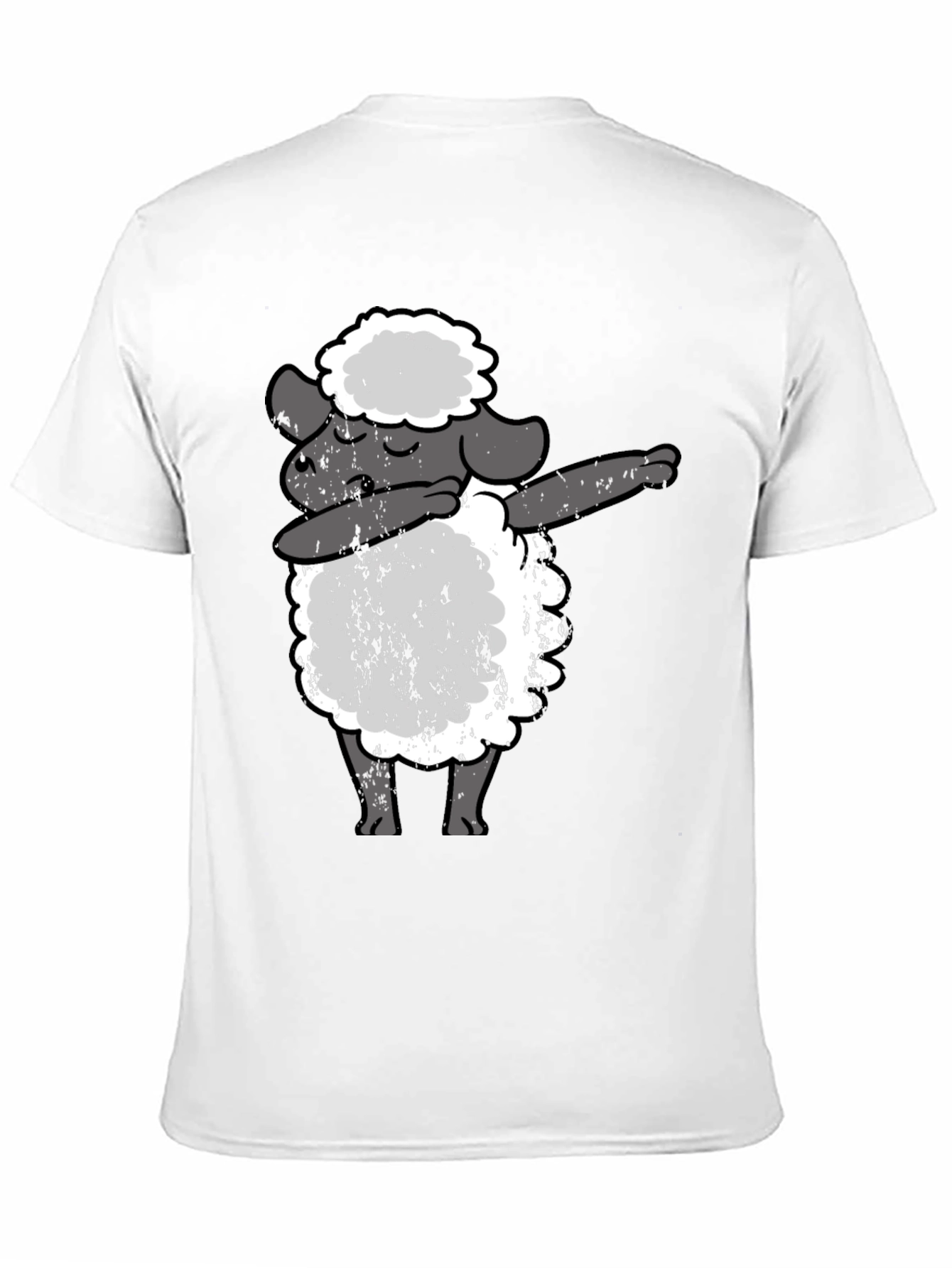 Dabbing Sheep Black T-Shirt - Funny Graphic Tee
