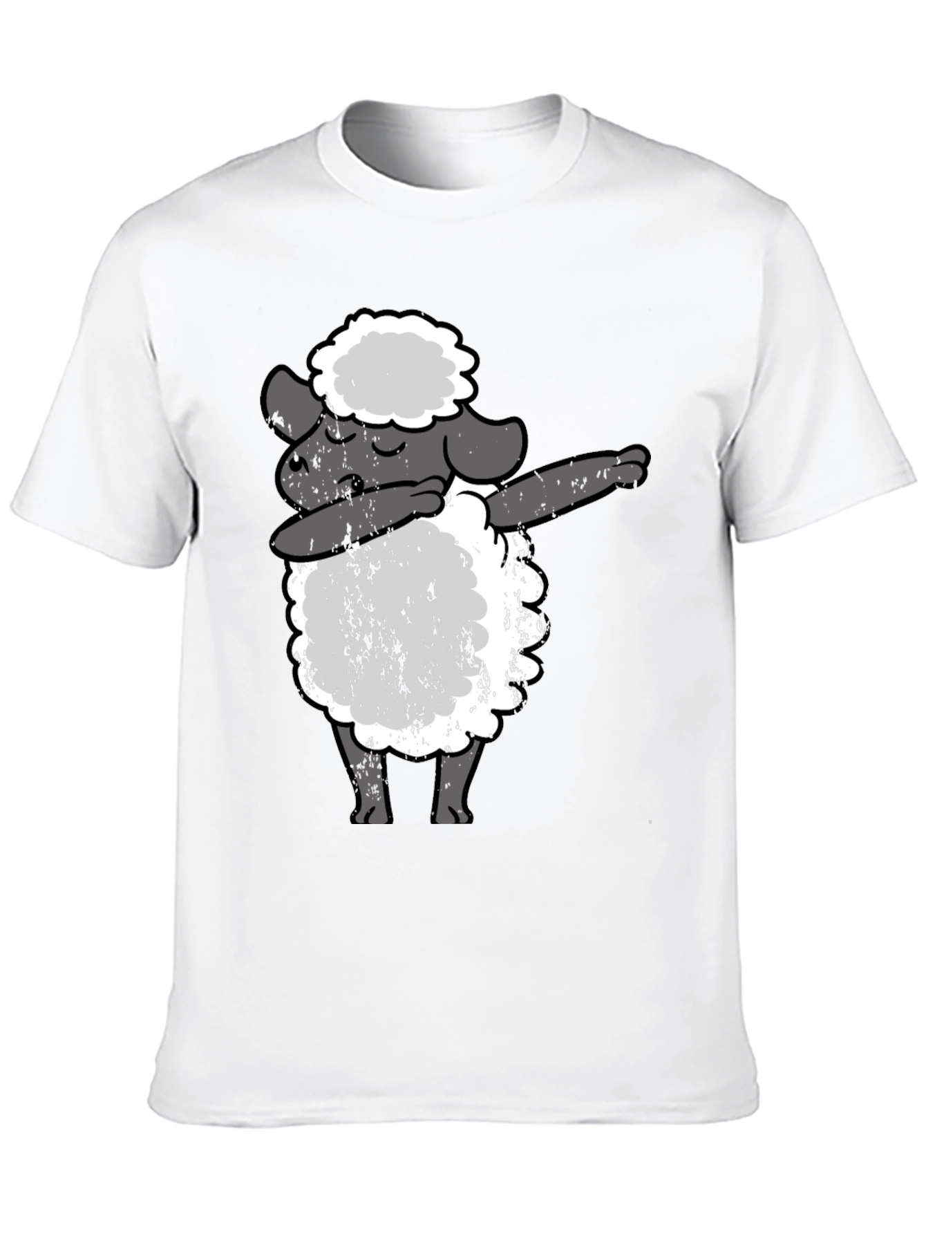 Dabbing Sheep Black T-Shirt - Funny Graphic Tee