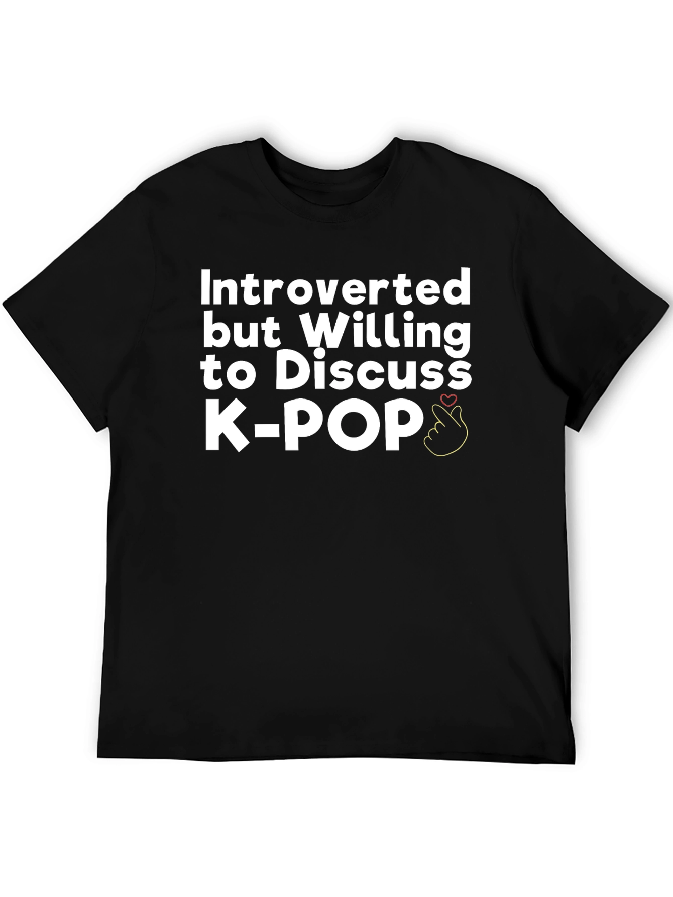 Introverted K-POP Fan T-Shirt - Soft Cotton Blend