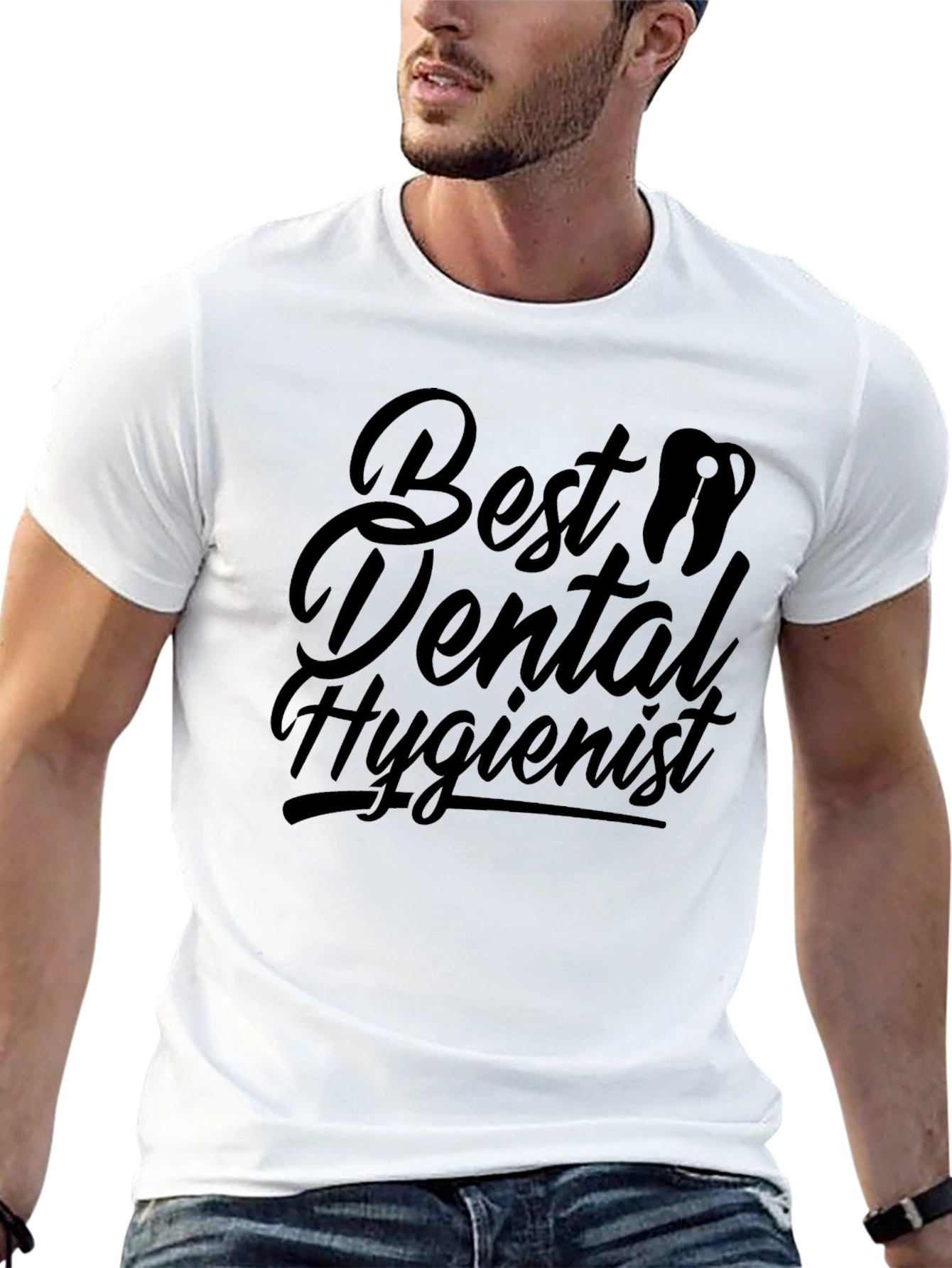 Best Dental Hygienist Black T-Shirt