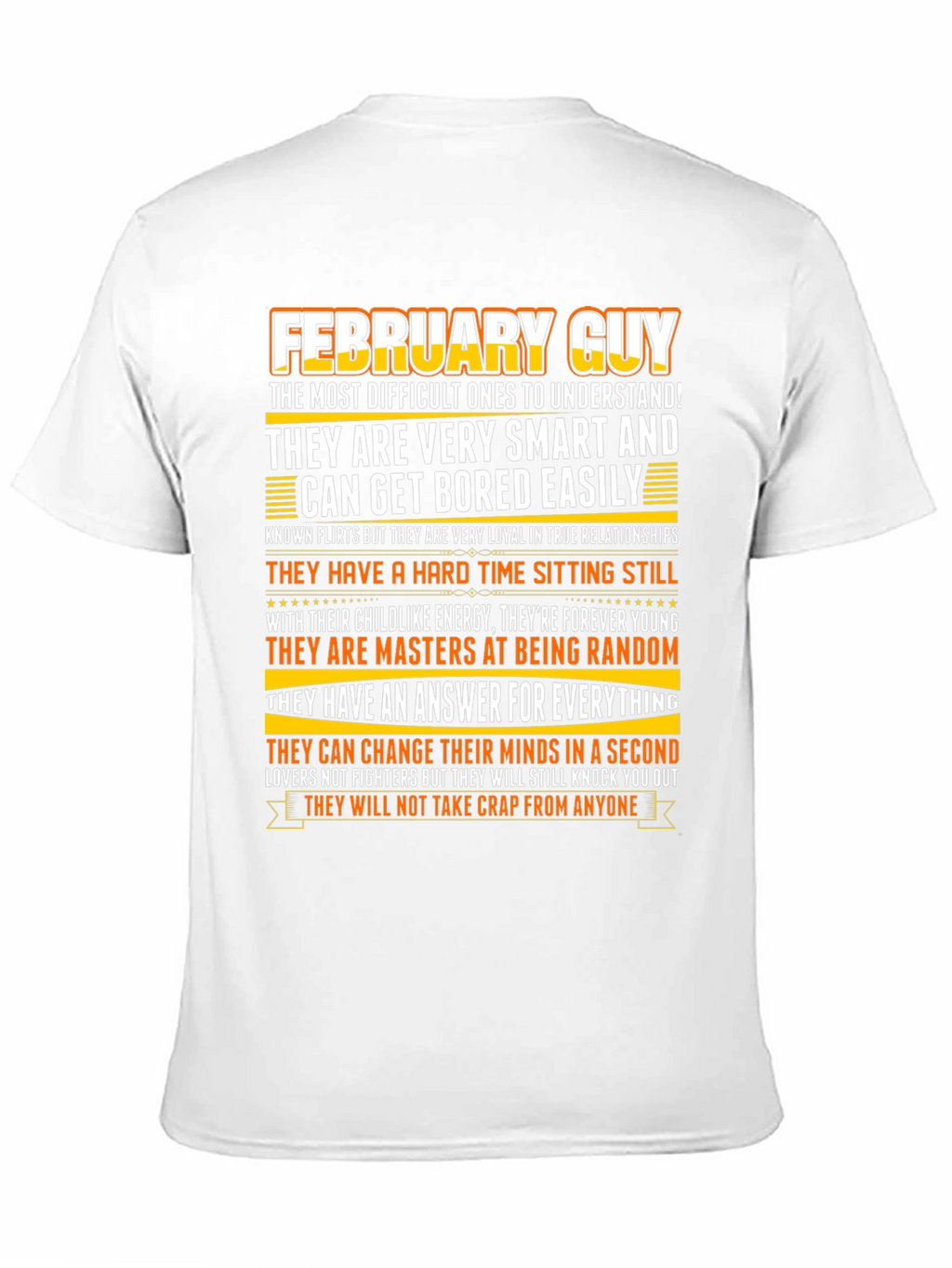 February Guy Zodiac Birthday T-Shirt