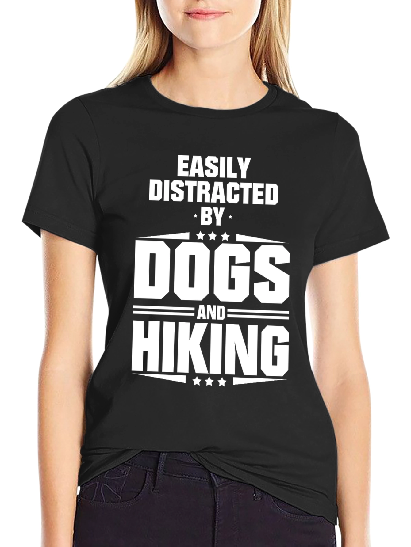 Easily Distracted By Dogs and Hiking T-Shirt