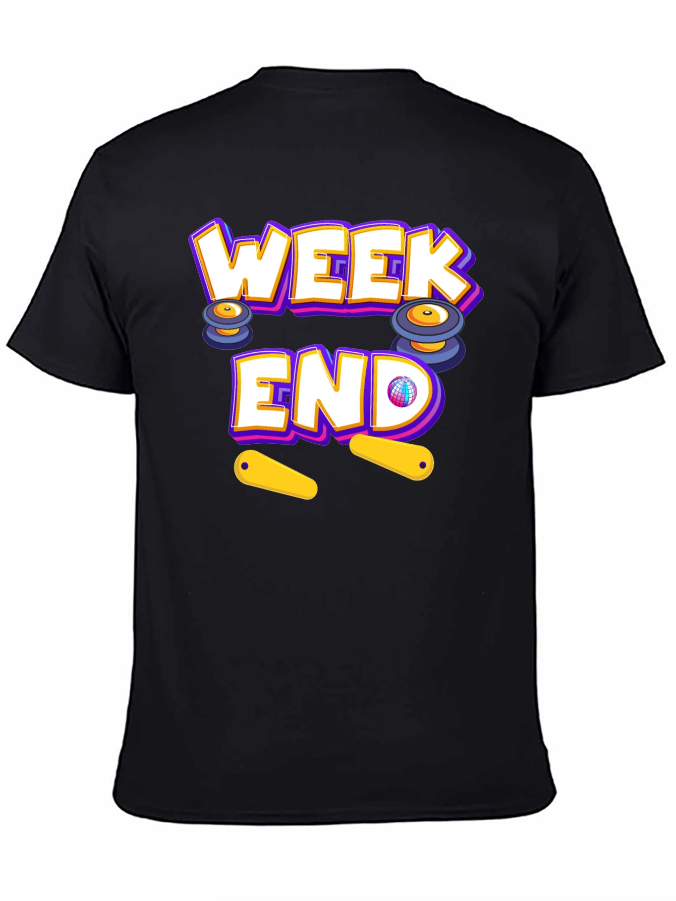 Weekend Pinball T-Shirt - Fun Casual Wear