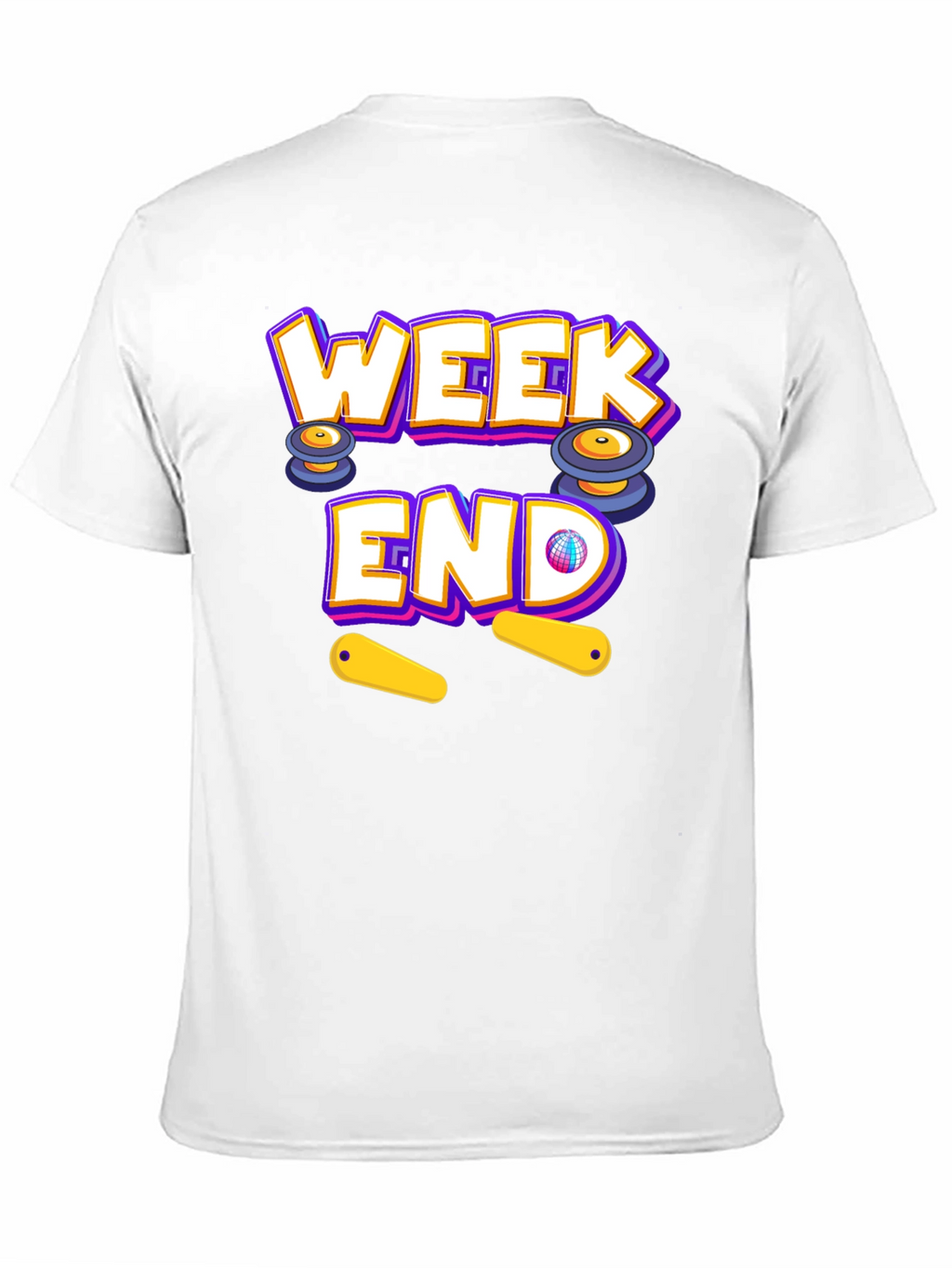 Weekend Pinball T-Shirt - Fun Casual Wear