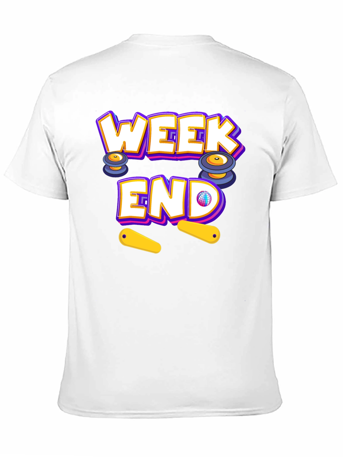 Weekend Pinball T-Shirt - Fun Casual Wear
