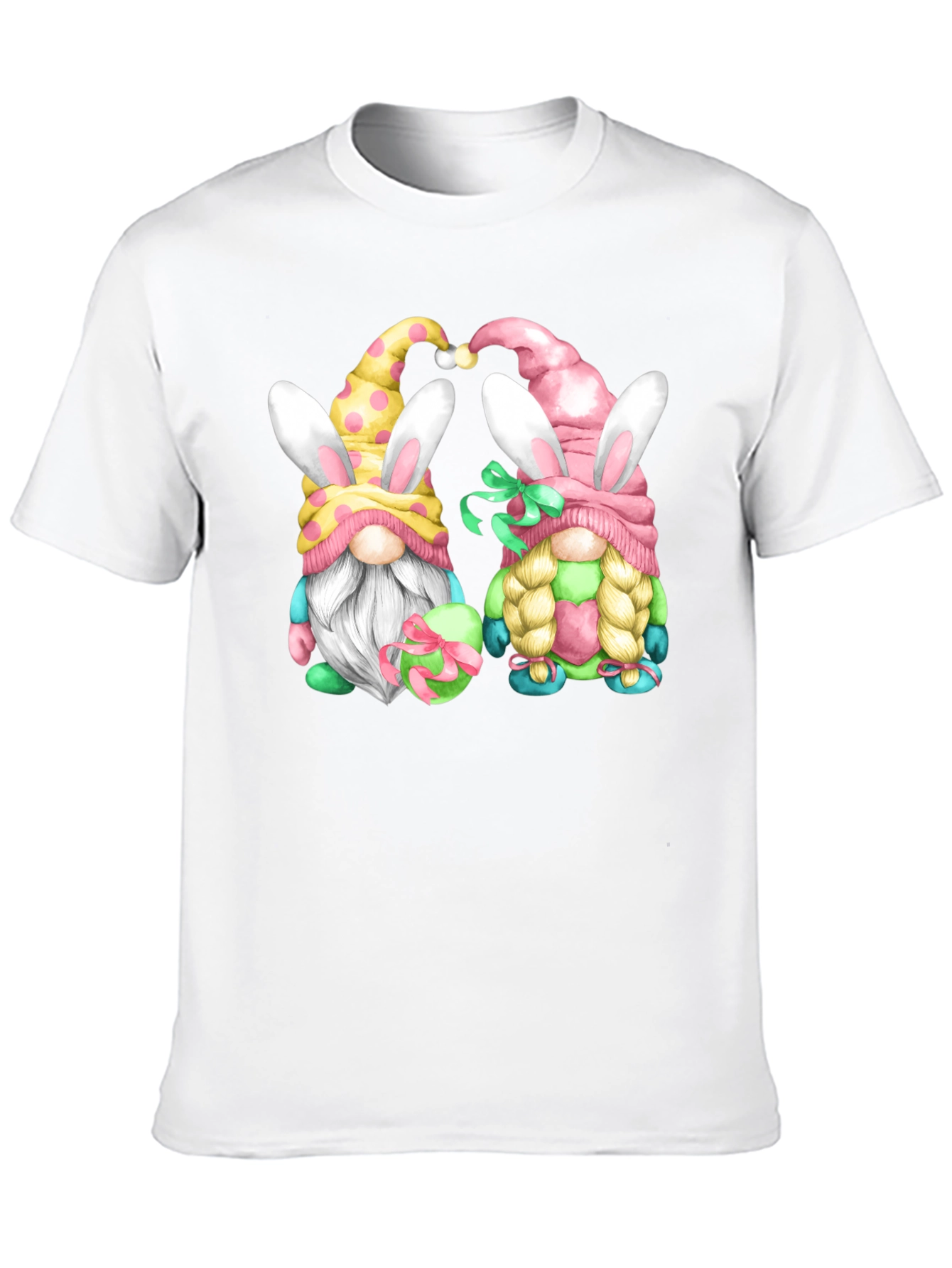 Easter Gnomes Graphic Tee - Black