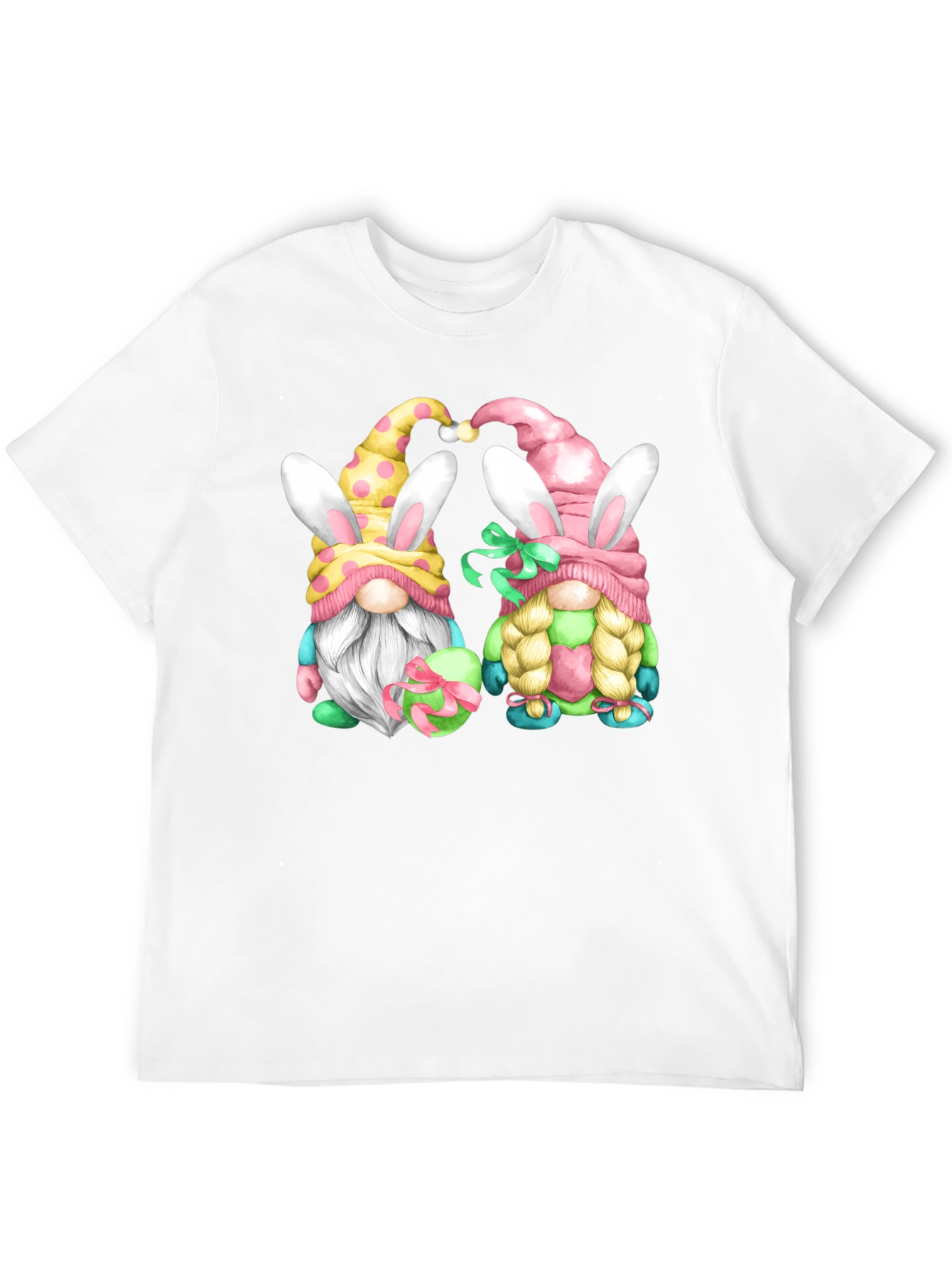 Easter Gnomes Graphic Tee - Black