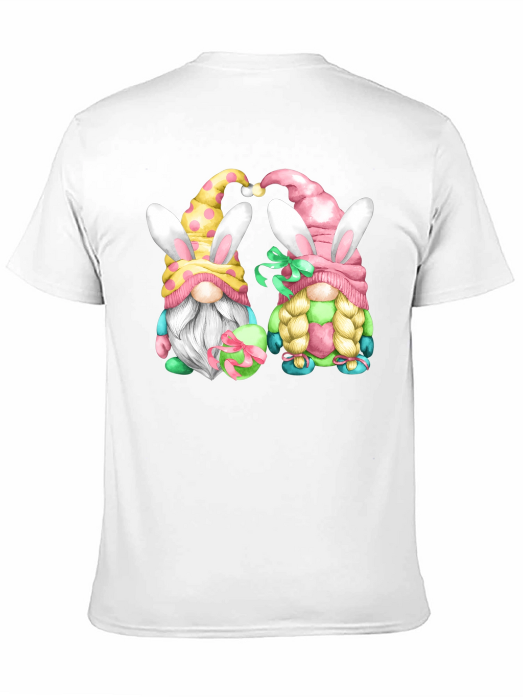 Easter Gnomes Graphic Tee - Black