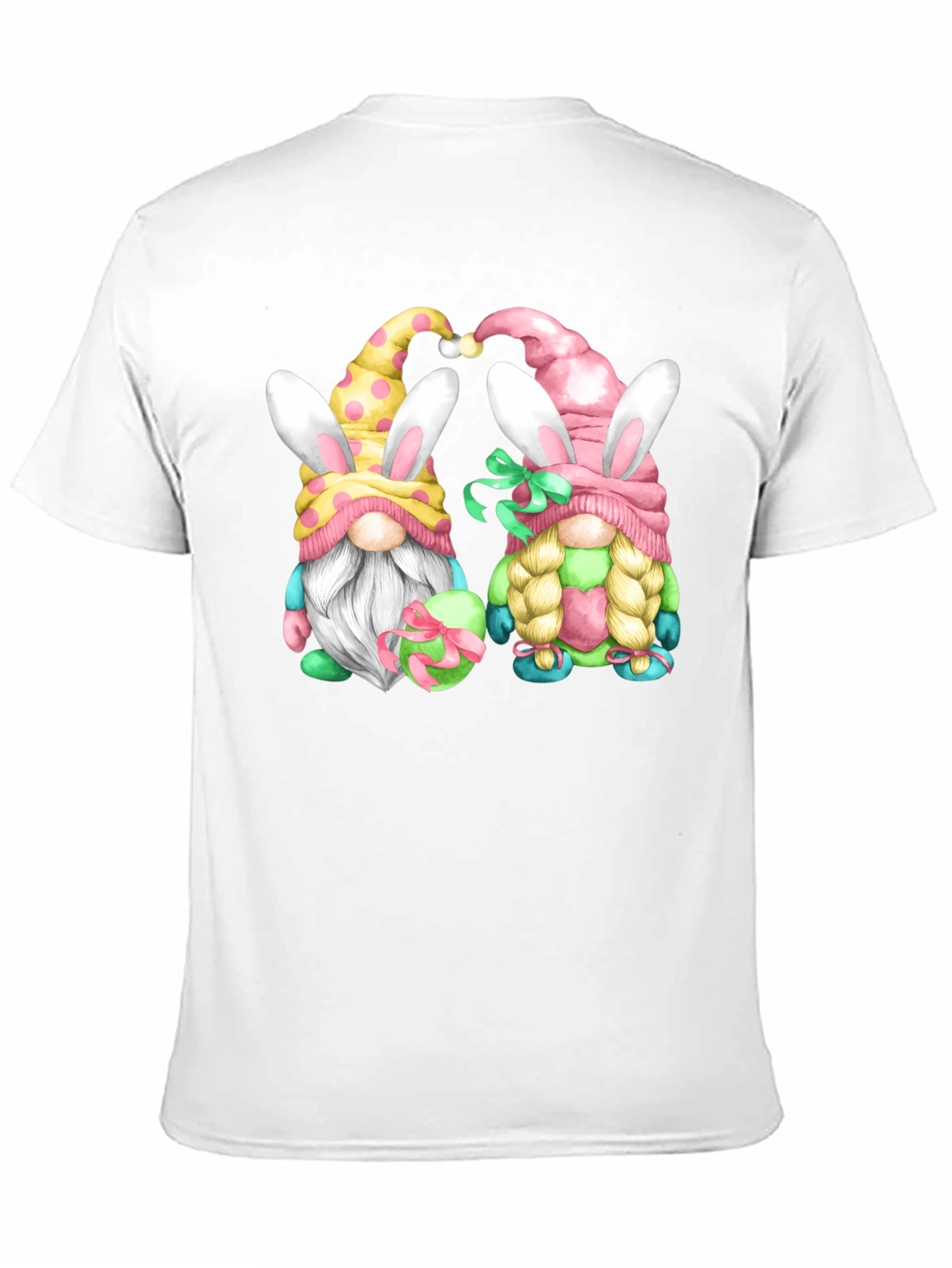 Easter Gnomes Graphic Tee - Black