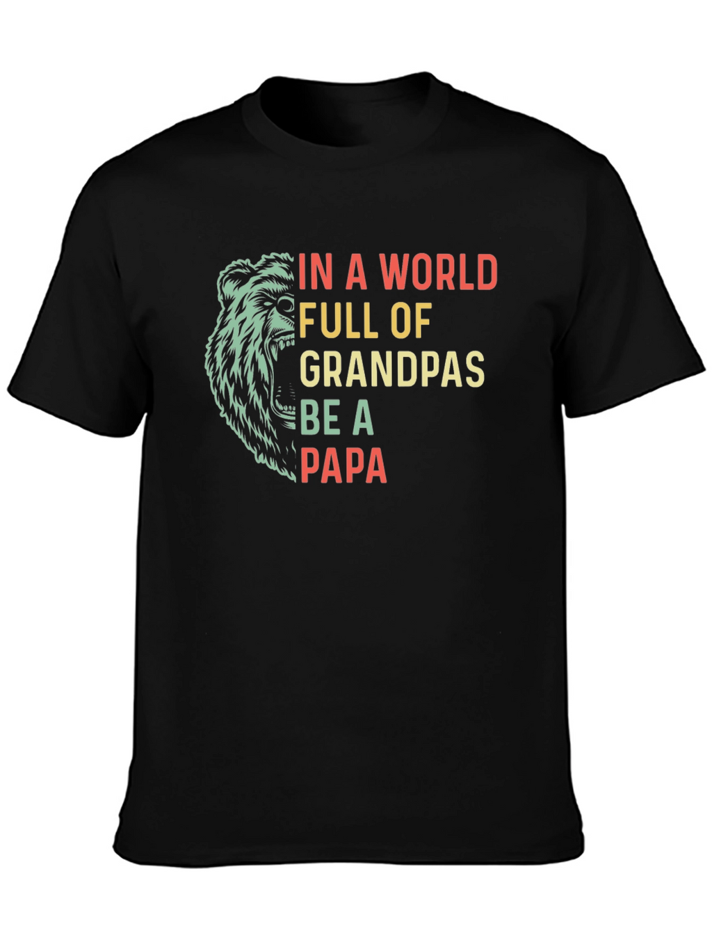 Be a Papa Mens Graphic T-Shirt