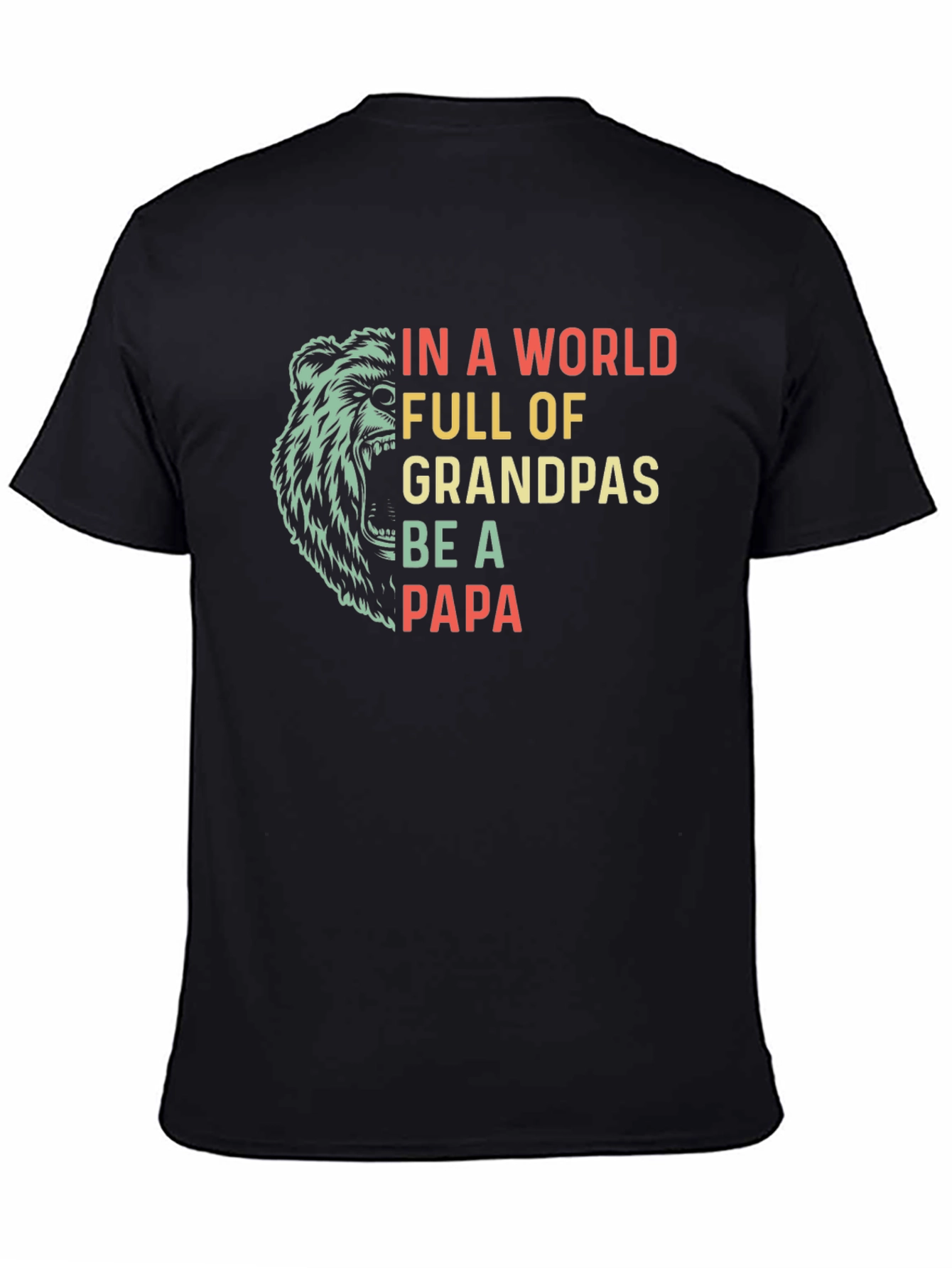 Be a Papa Mens Graphic T-Shirt