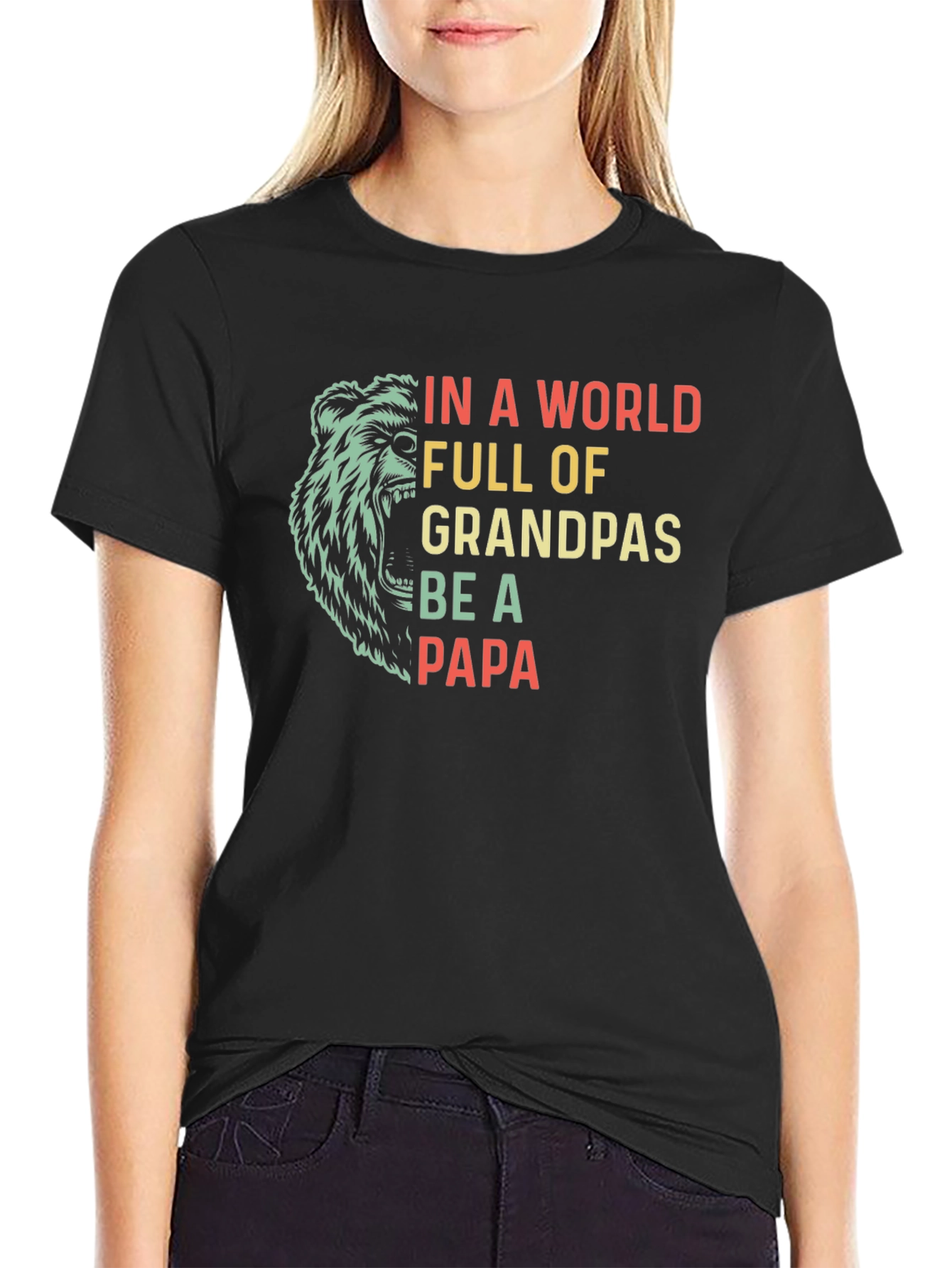 Be a Papa Mens Graphic T-Shirt