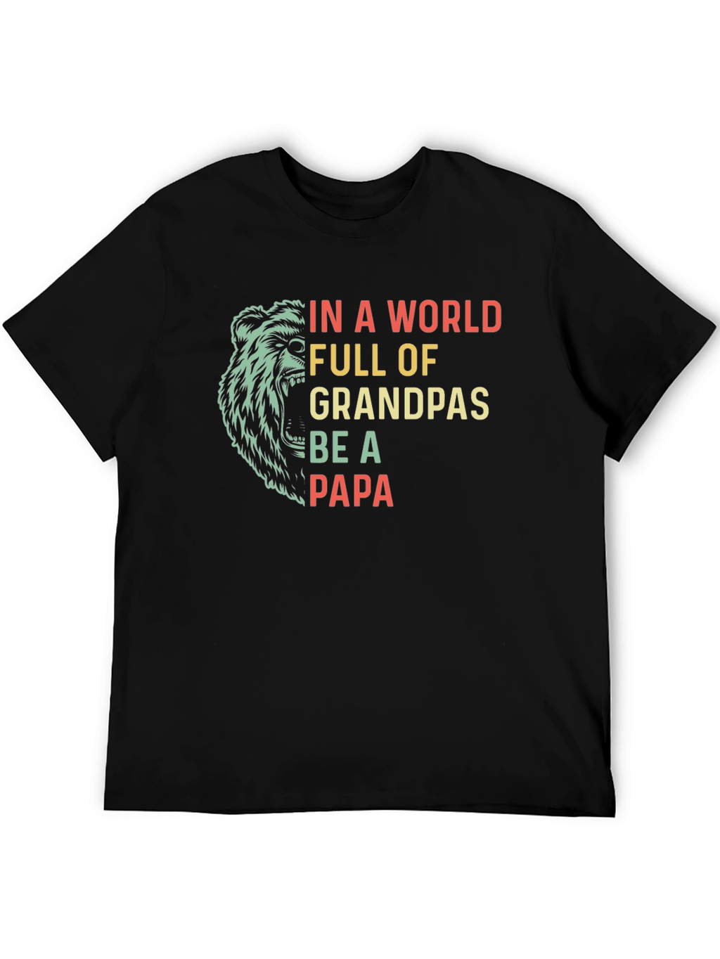 Be a Papa Mens Graphic T-Shirt