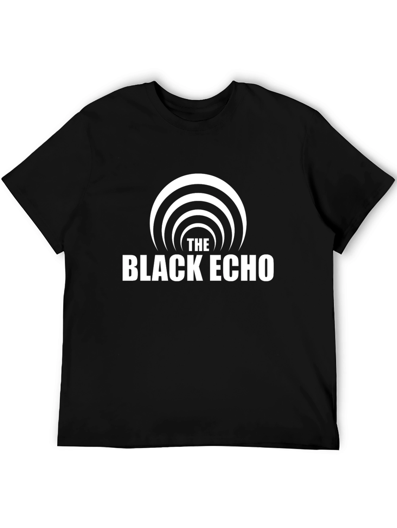 Black Echo Graphic T-Shirt - Modern Design Comfortable Fit