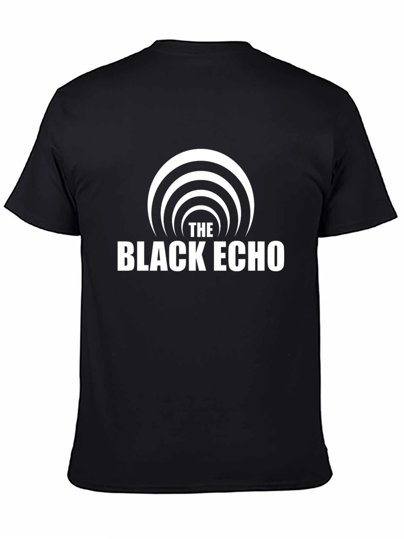 Black Echo Graphic T-Shirt - Modern Design Comfortable Fit