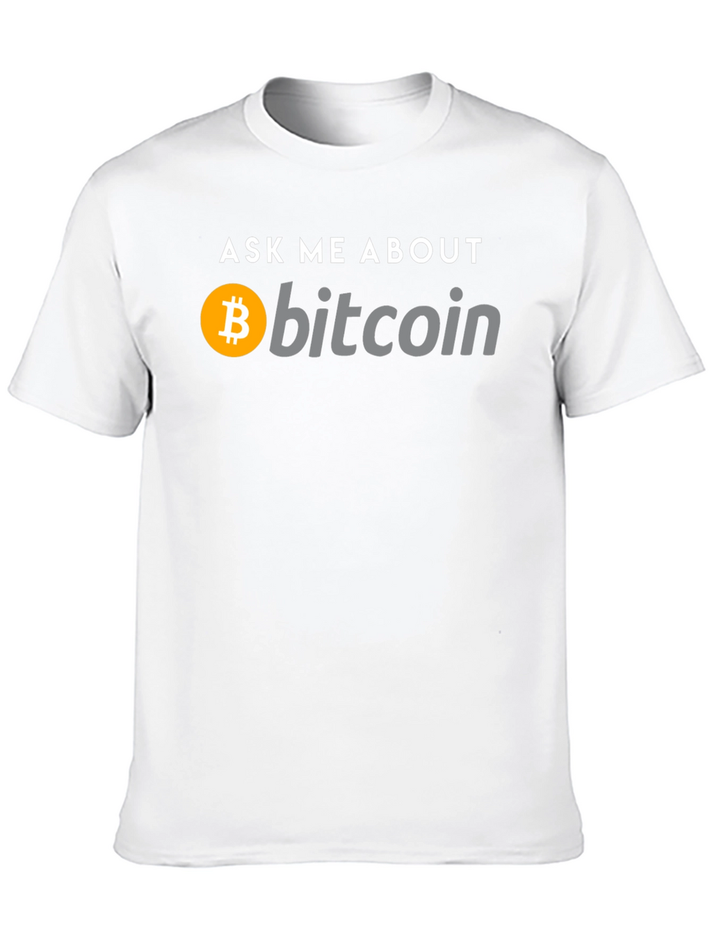 Ask Me About Bitcoin Black T-Shirt