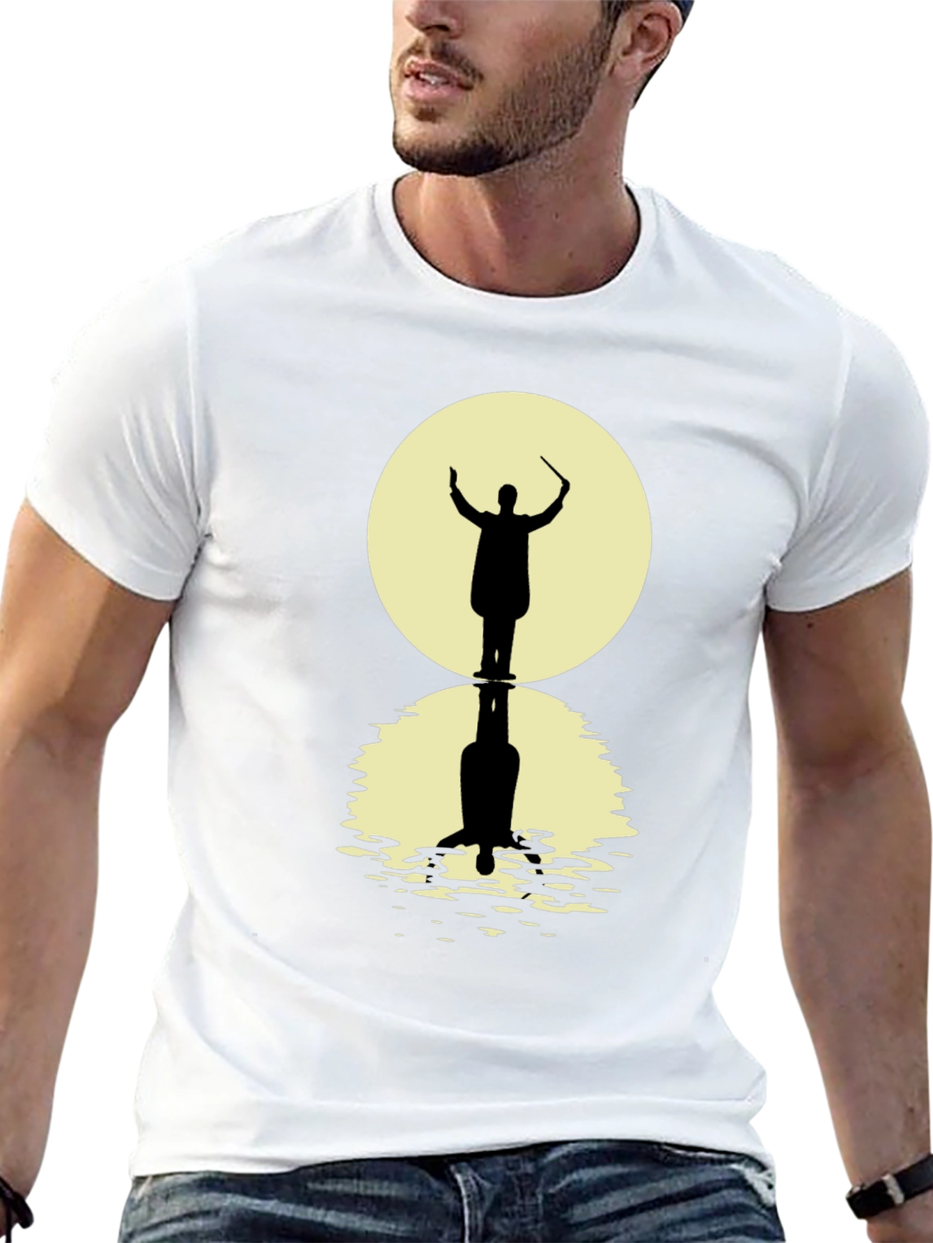 Conductor Silhouette Graphic Tee - Black