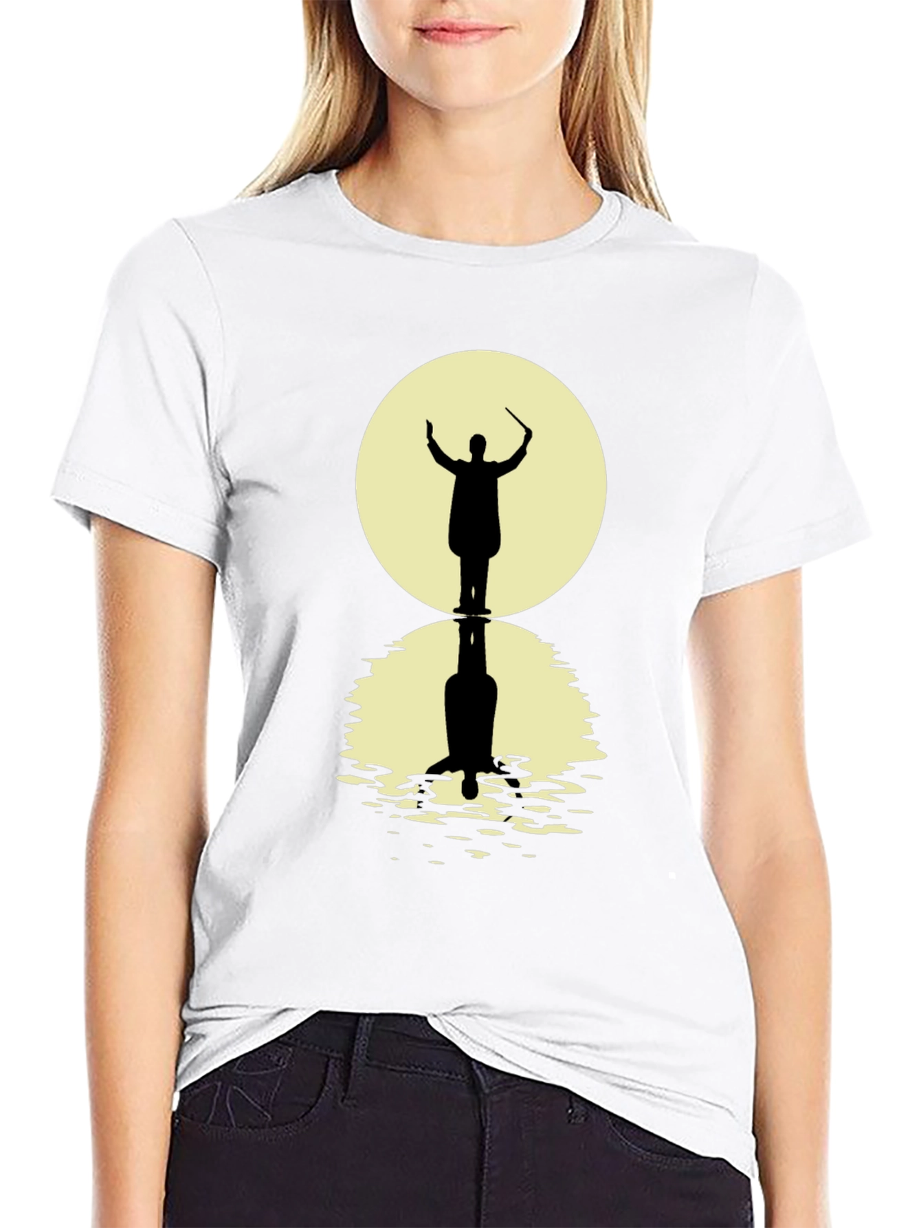 Conductor Silhouette Graphic Tee - Black