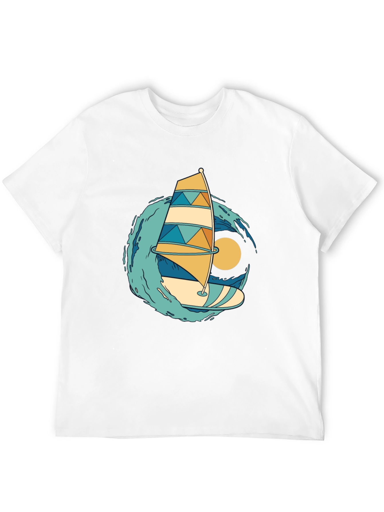 Windsurfing Graphic Tee - Summer Vibes