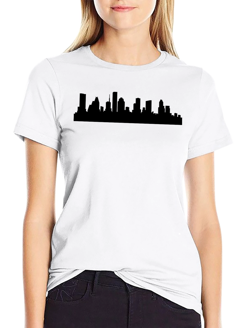 City Skyline Graphic Tee - Classic Black T-Shirt