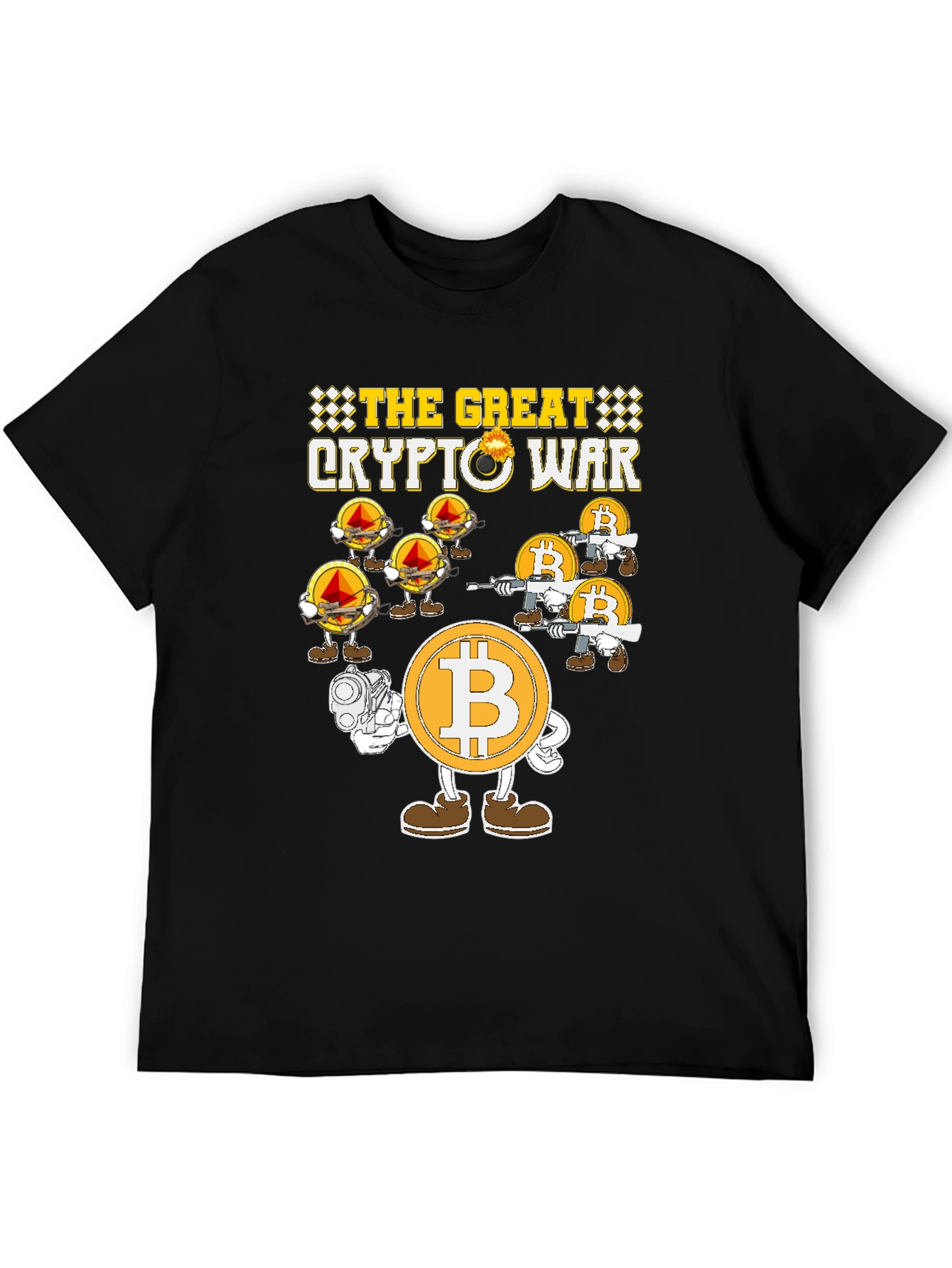 The Great Crypto War Black T-Shirt