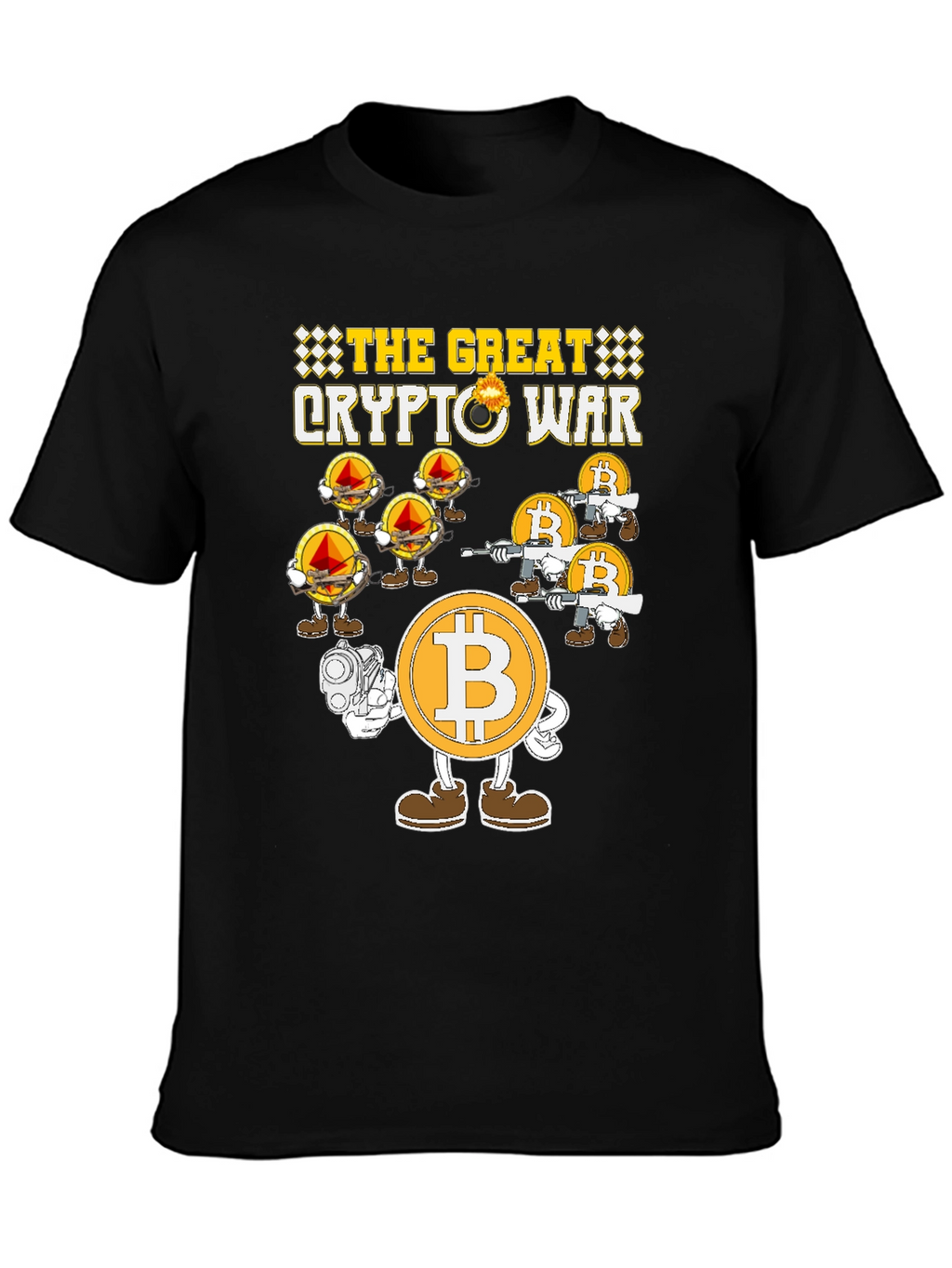 The Great Crypto War Black T-Shirt