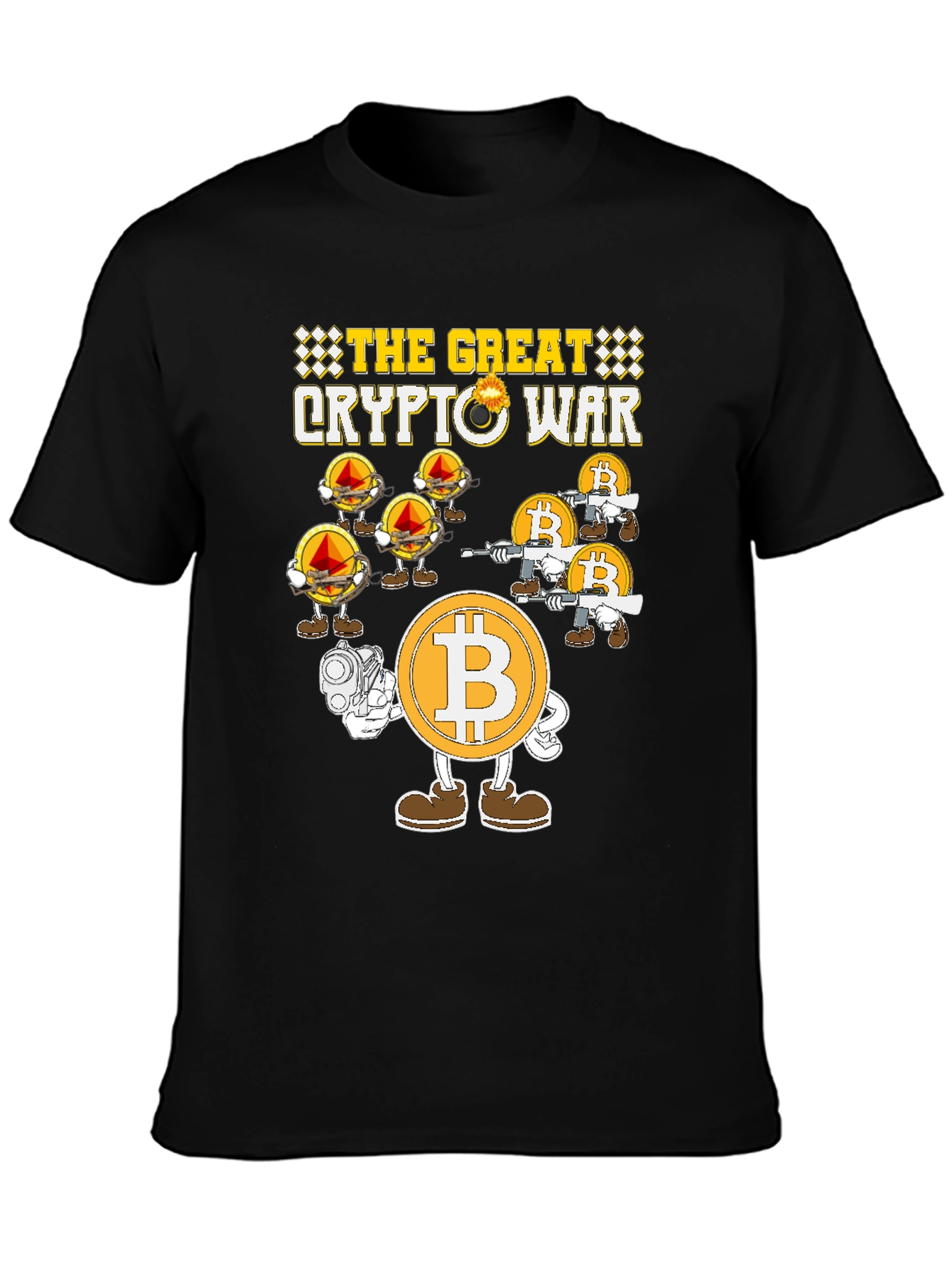 The Great Crypto War Black T-Shirt