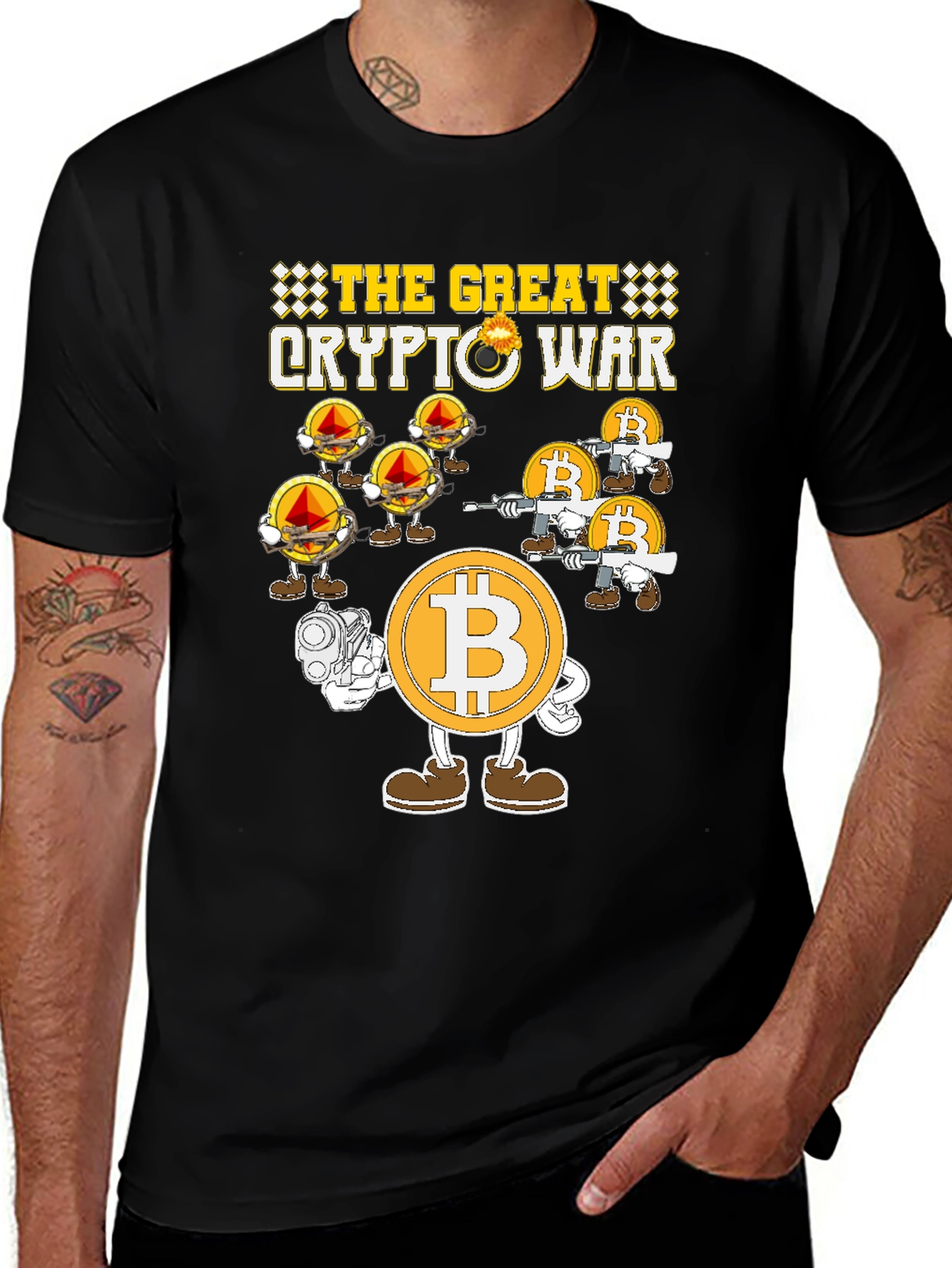 The Great Crypto War Black T-Shirt
