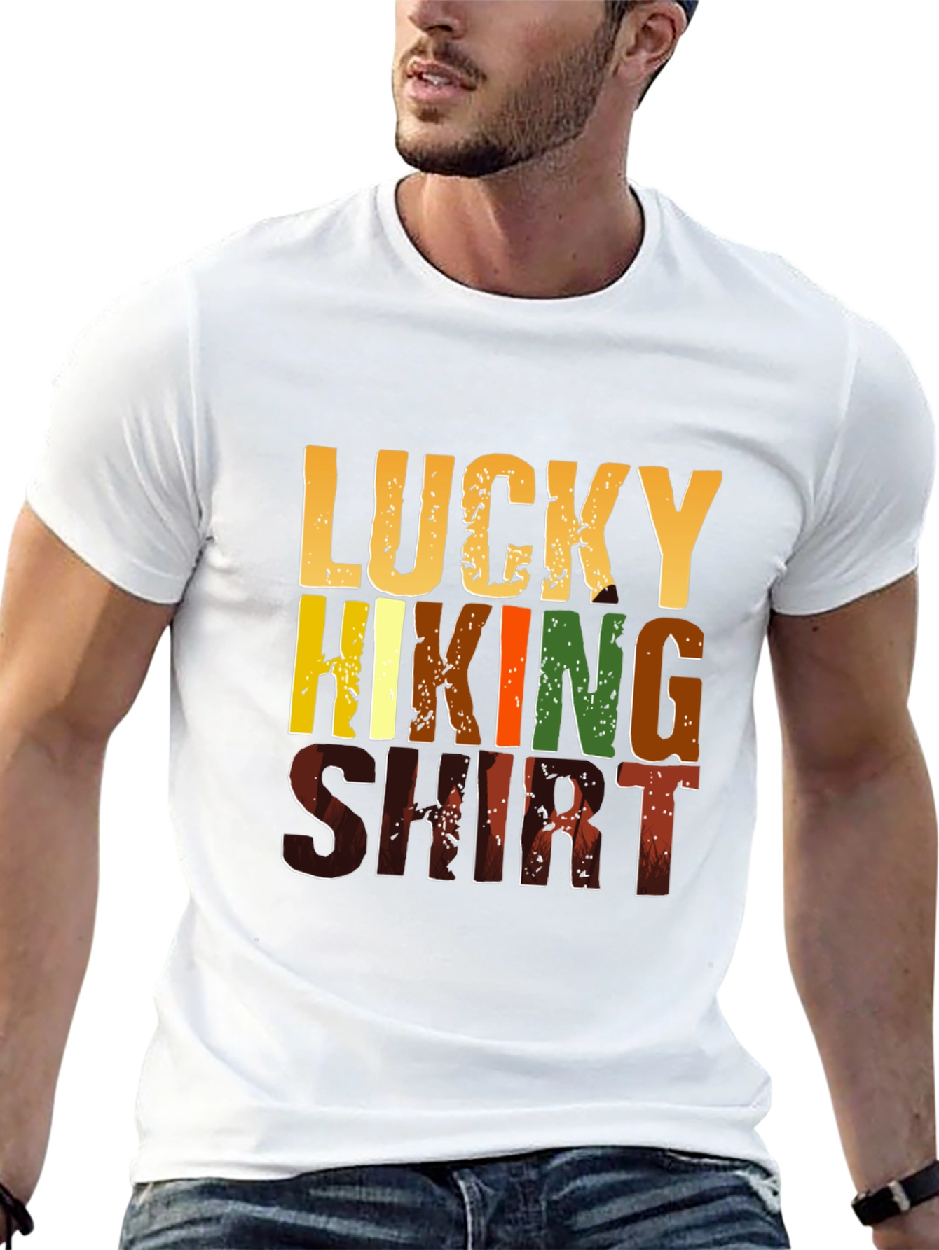 Lucky Hiking Shirt - Mens Graphic Tee