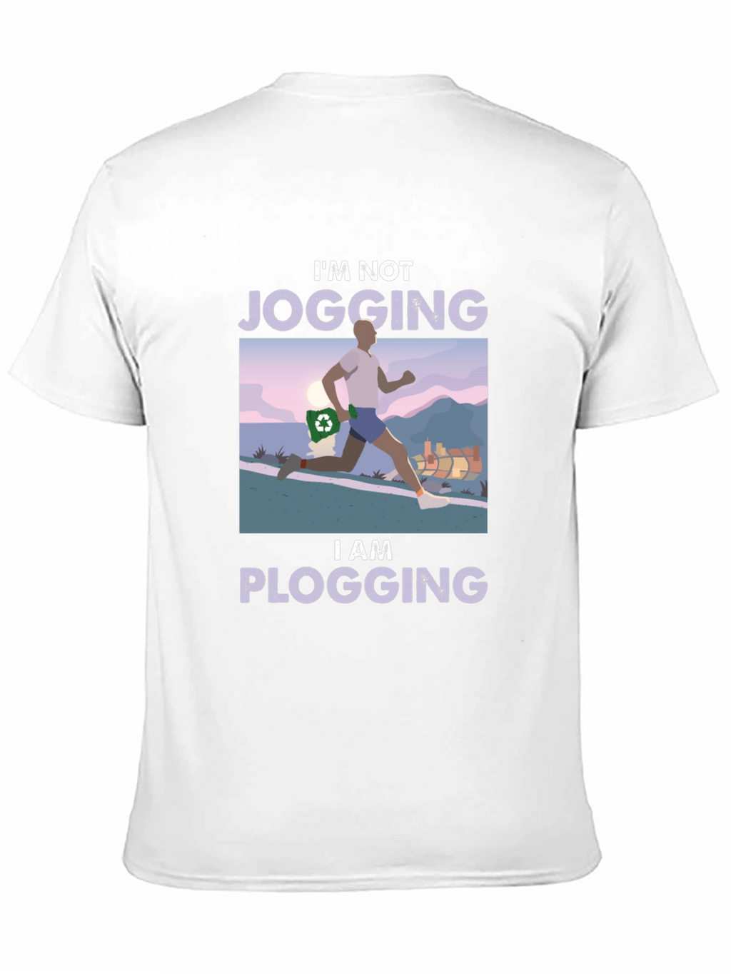 Plogging T-Shirt - Run and Clean!