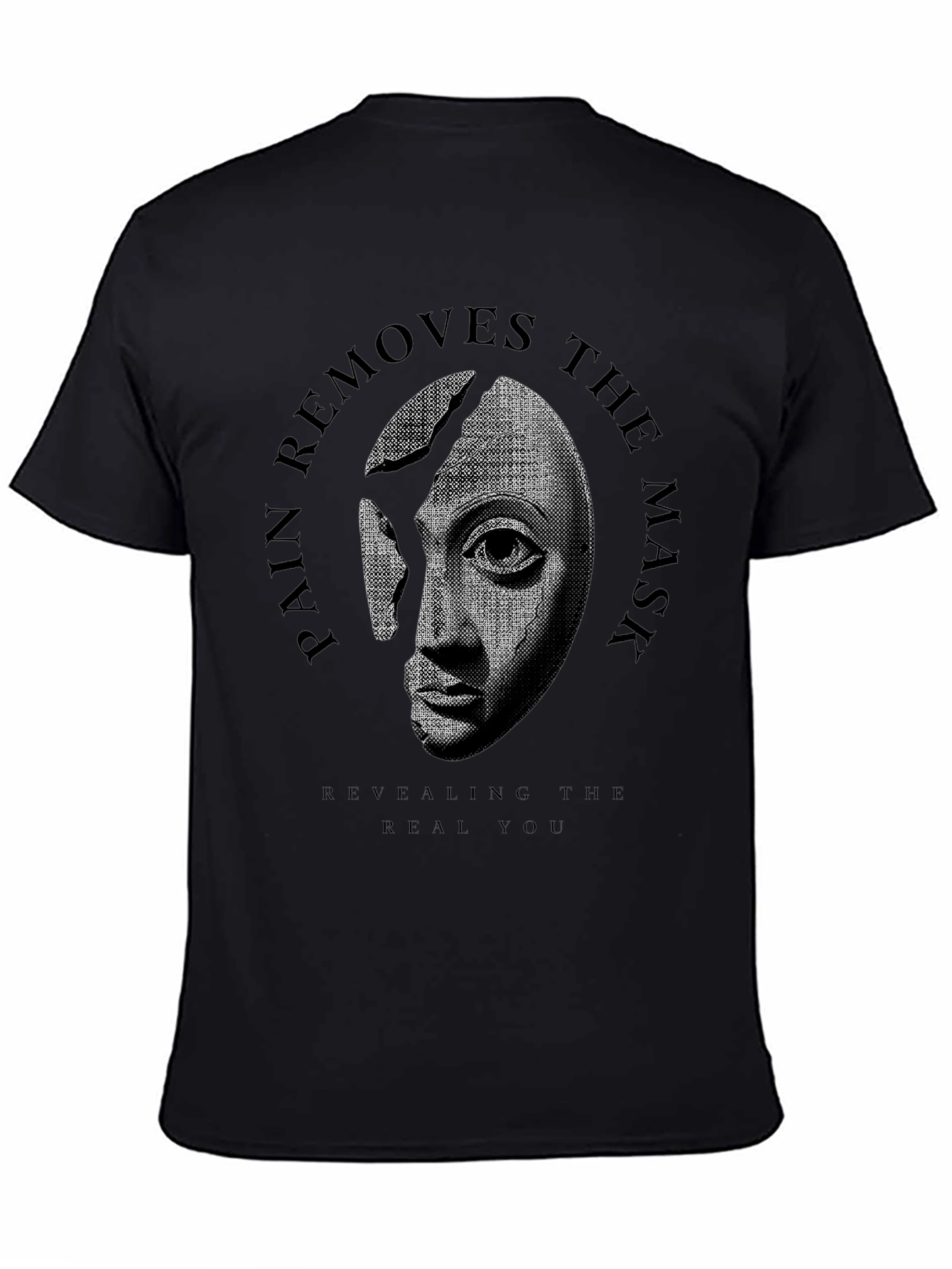 Pain Removes the Mask Graphic Tee