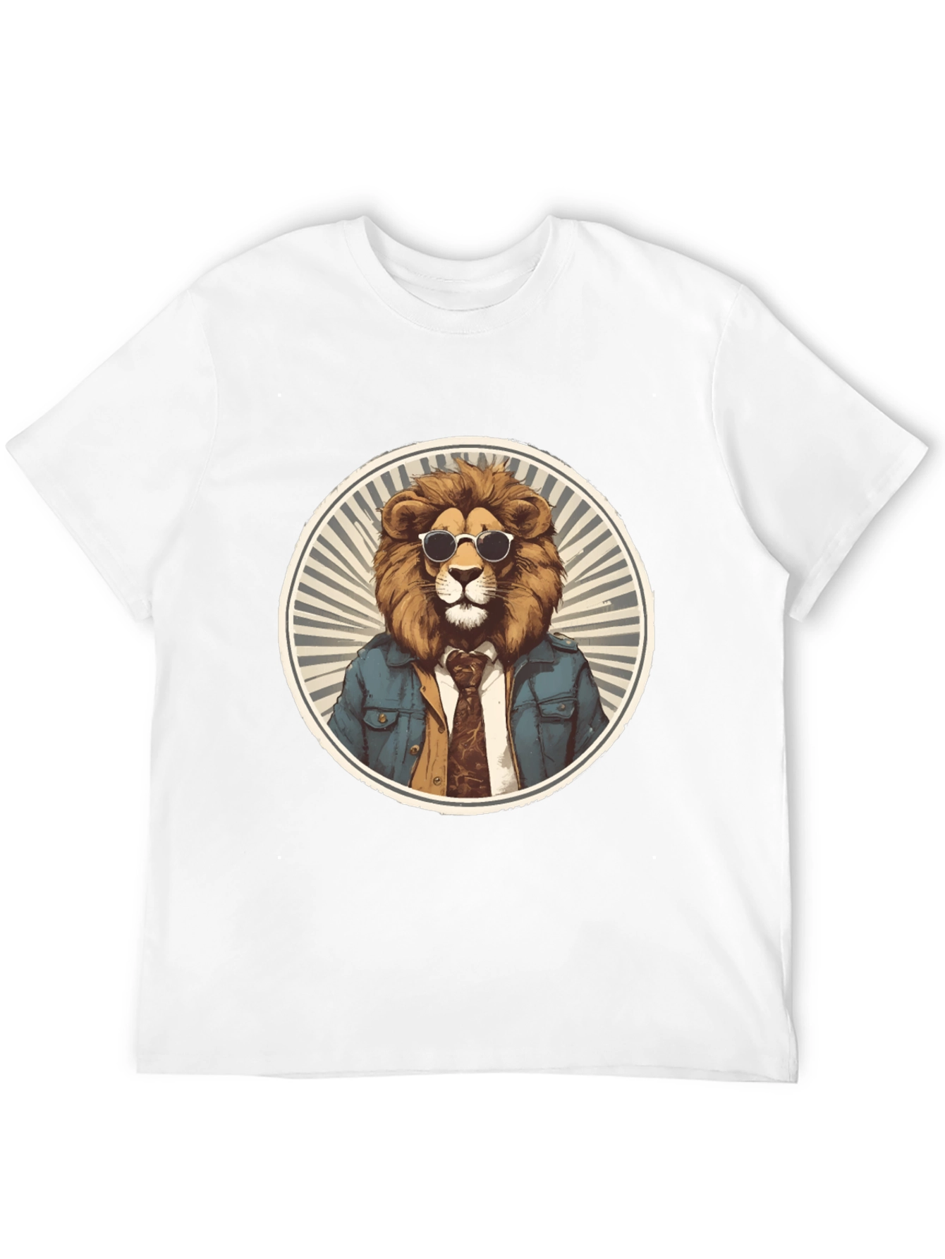 Cool Lion Graphic Tee - Black T-Shirt
