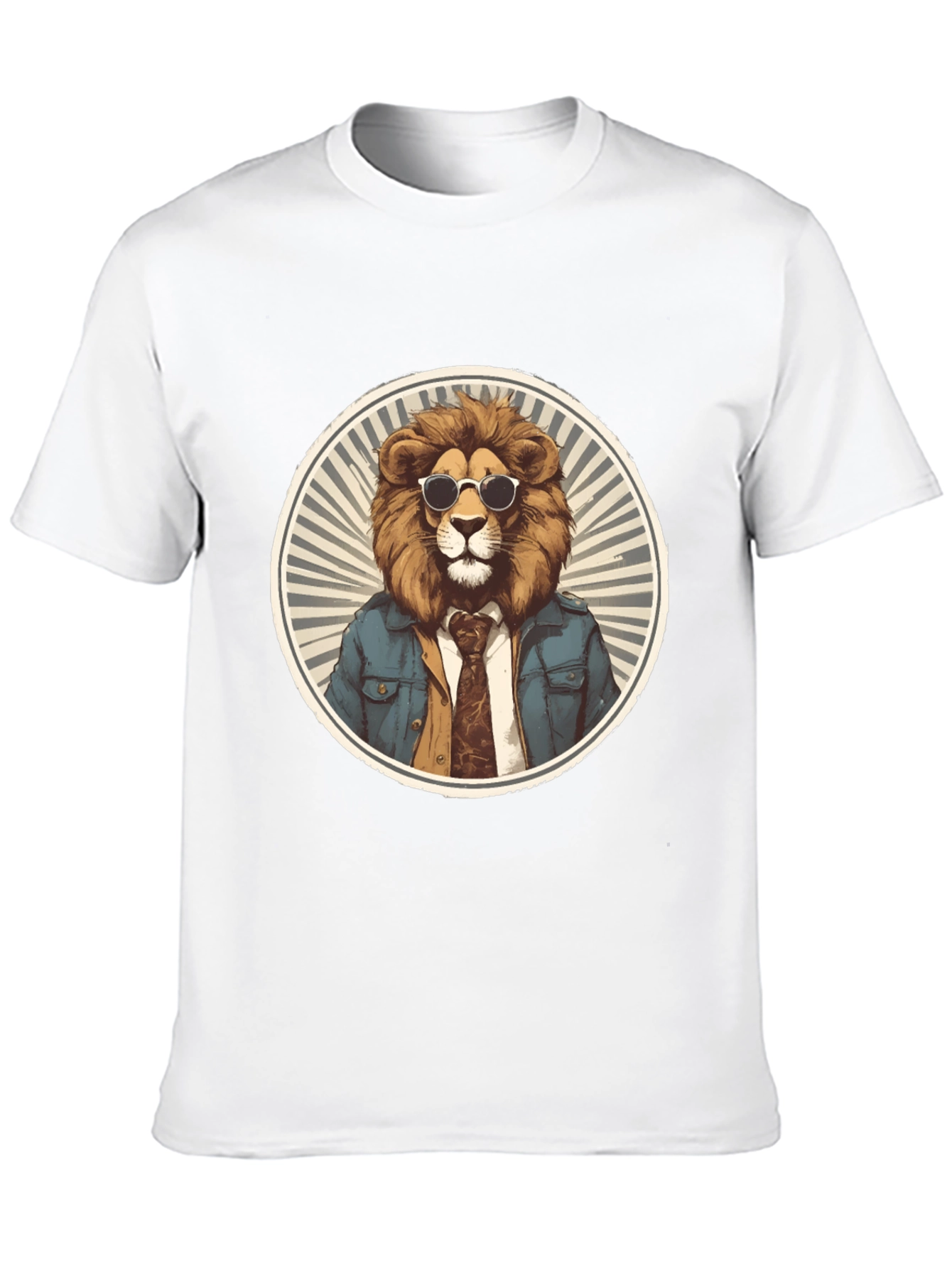 Cool Lion Graphic Tee - Black T-Shirt