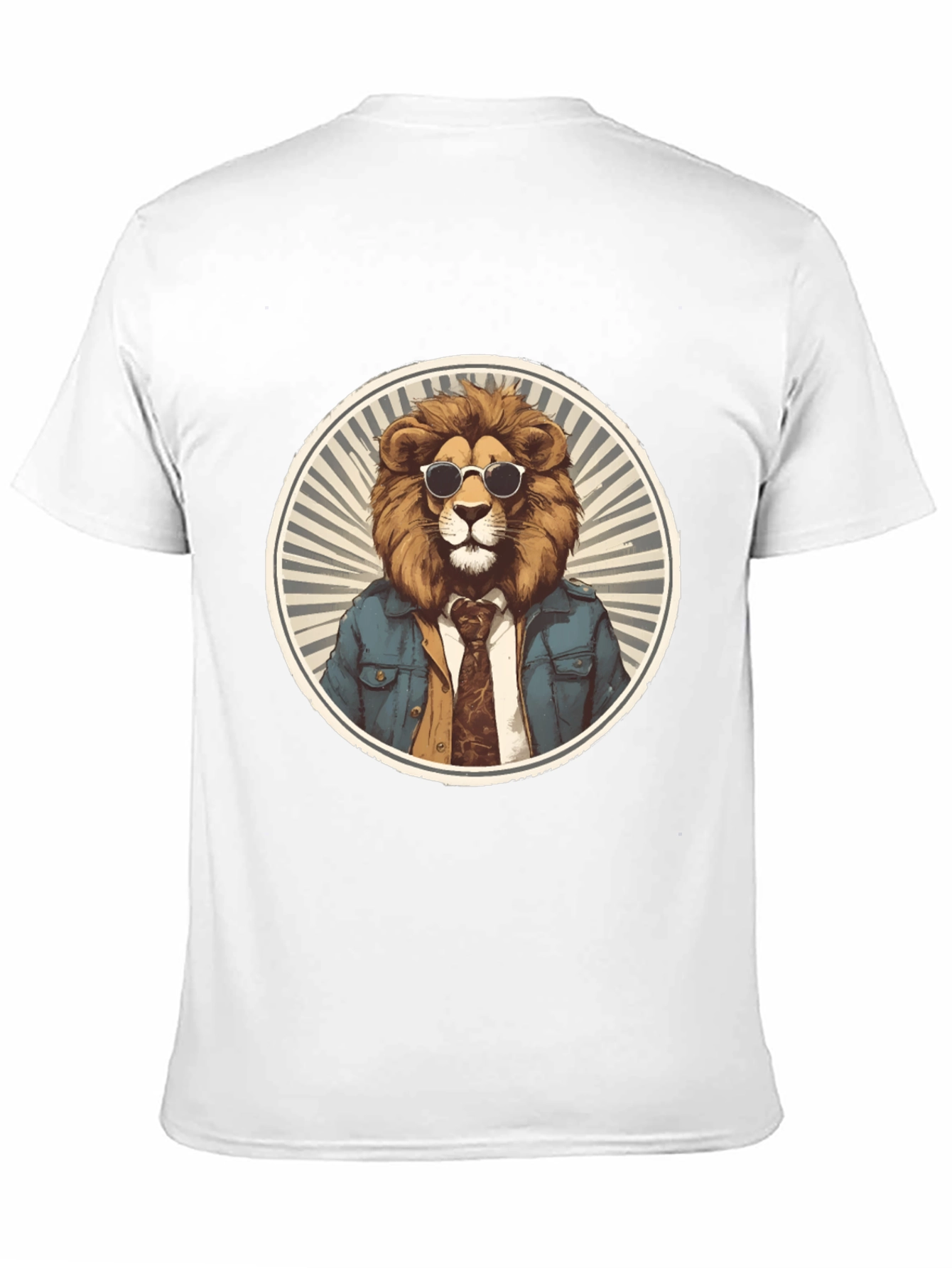 Cool Lion Graphic Tee - Black T-Shirt