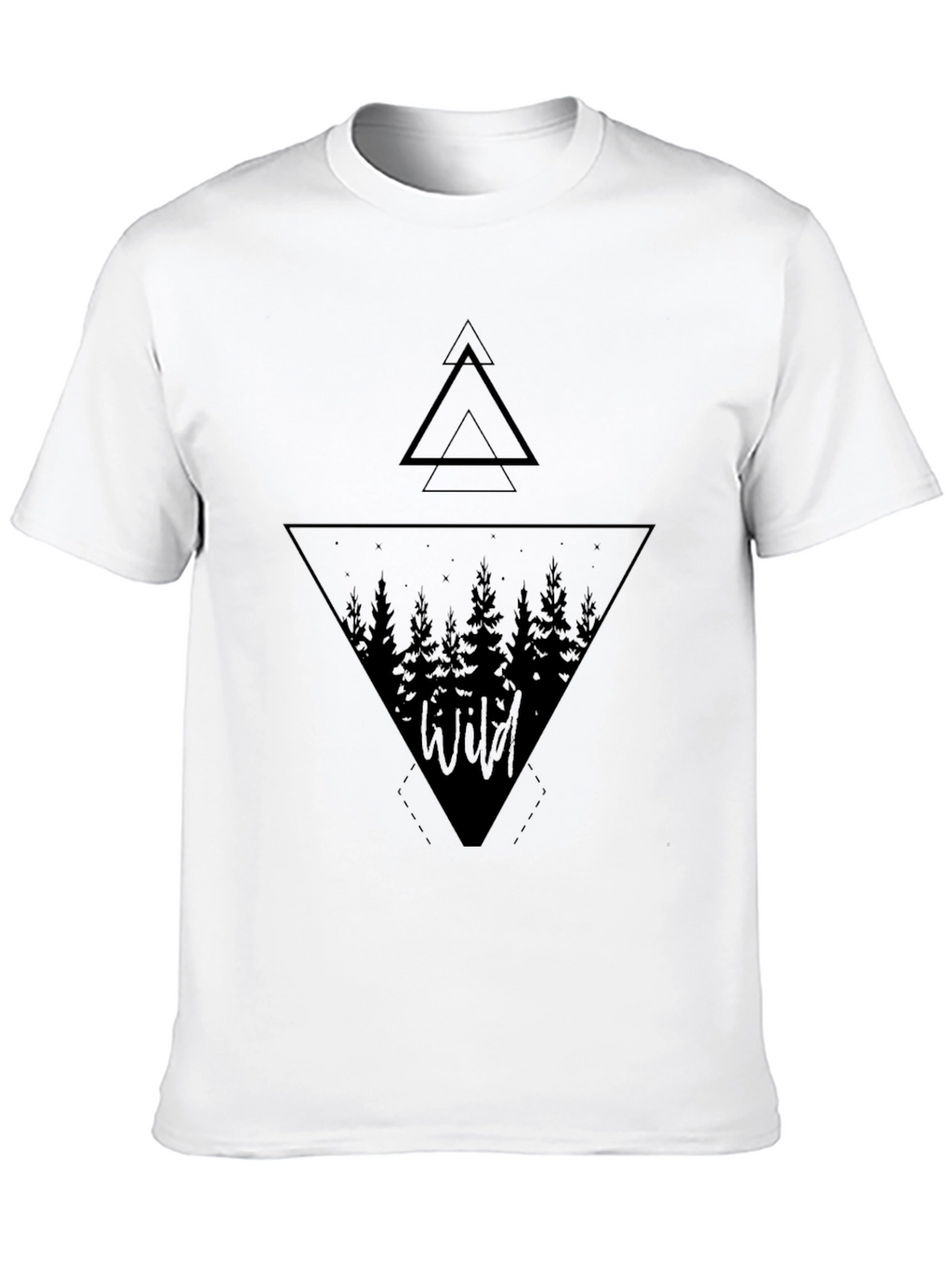 Wild Forest Graphic Tee - Mens Black T-Shirt