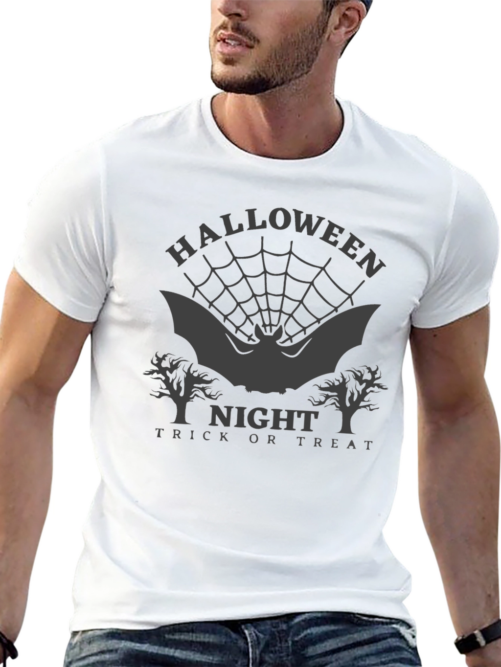 Halloween Bat T-Shirt - Trick or Treat Tee